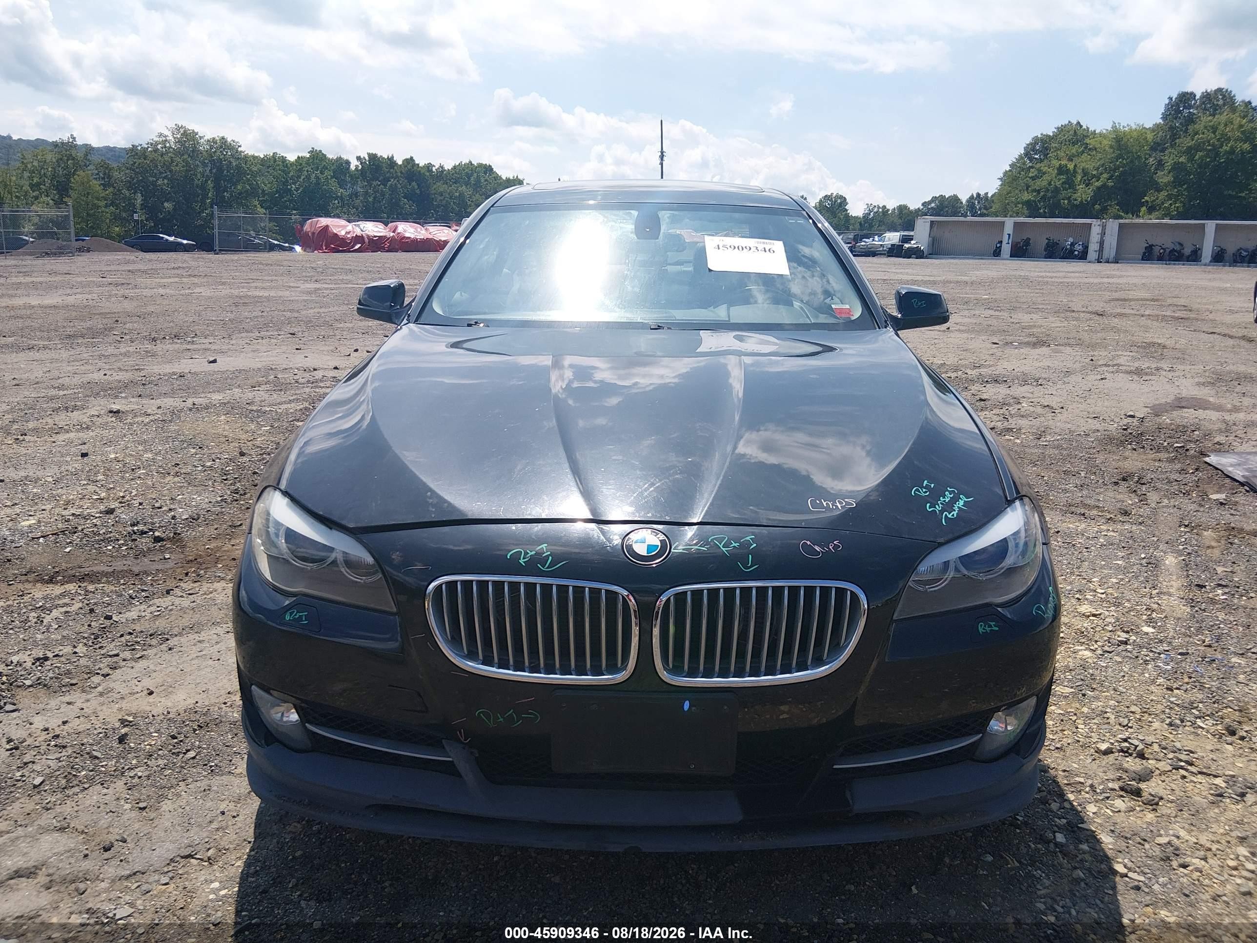 2011 Bmw 550i   Черный vin: WBAFR9C59BC271150
