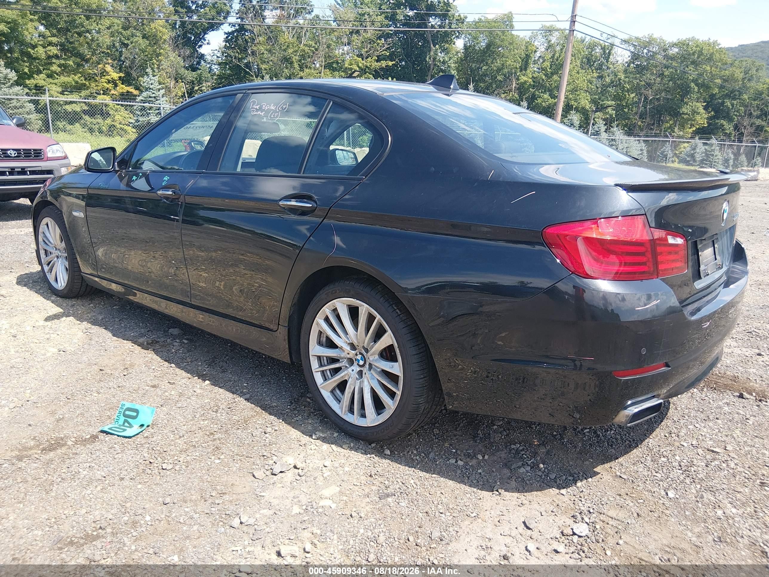 2011 Bmw 550i   Черный vin: WBAFR9C59BC271150