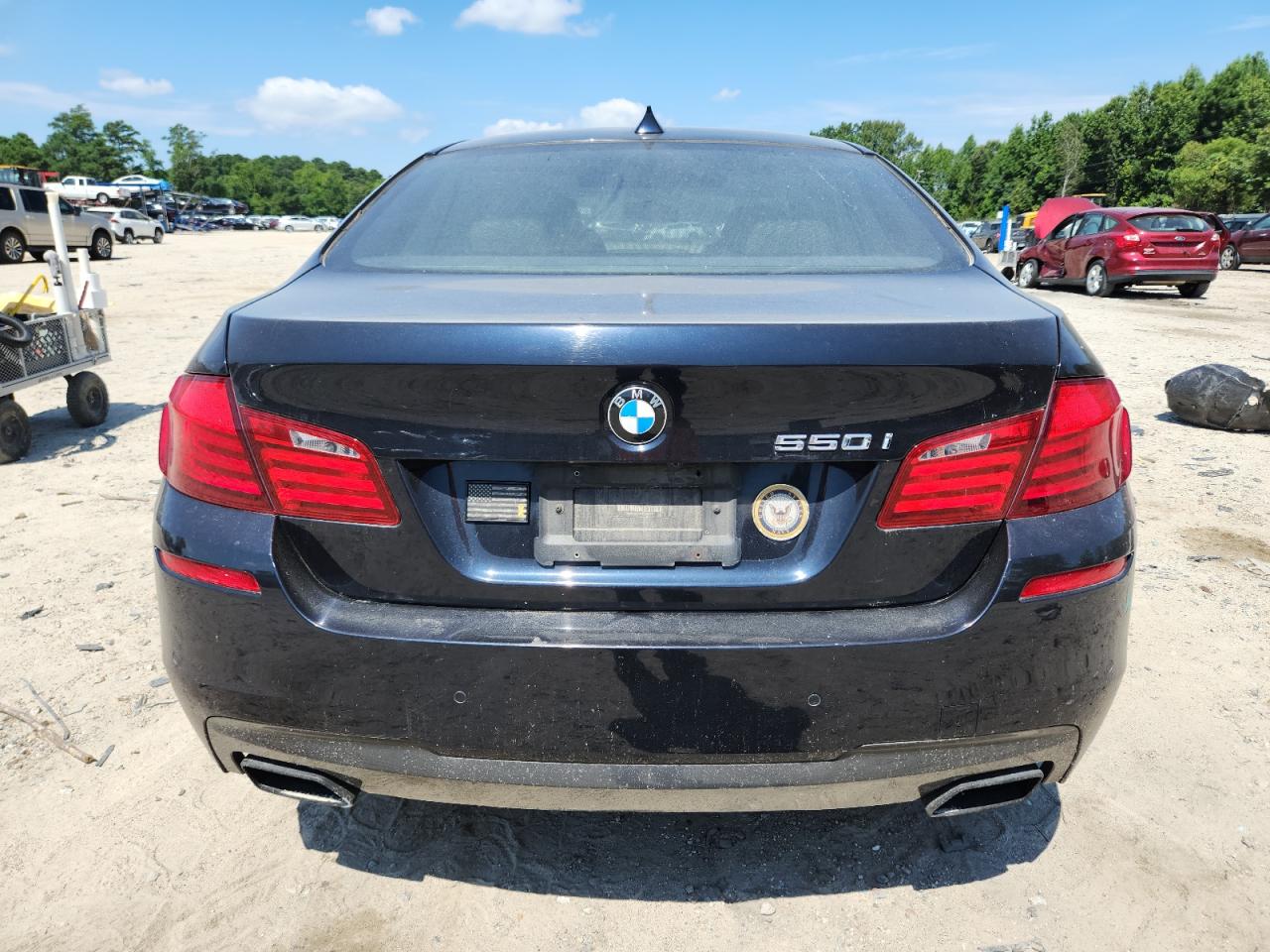 2012 Bmw 550 I Black vin: WBAFR9C59CDV58421