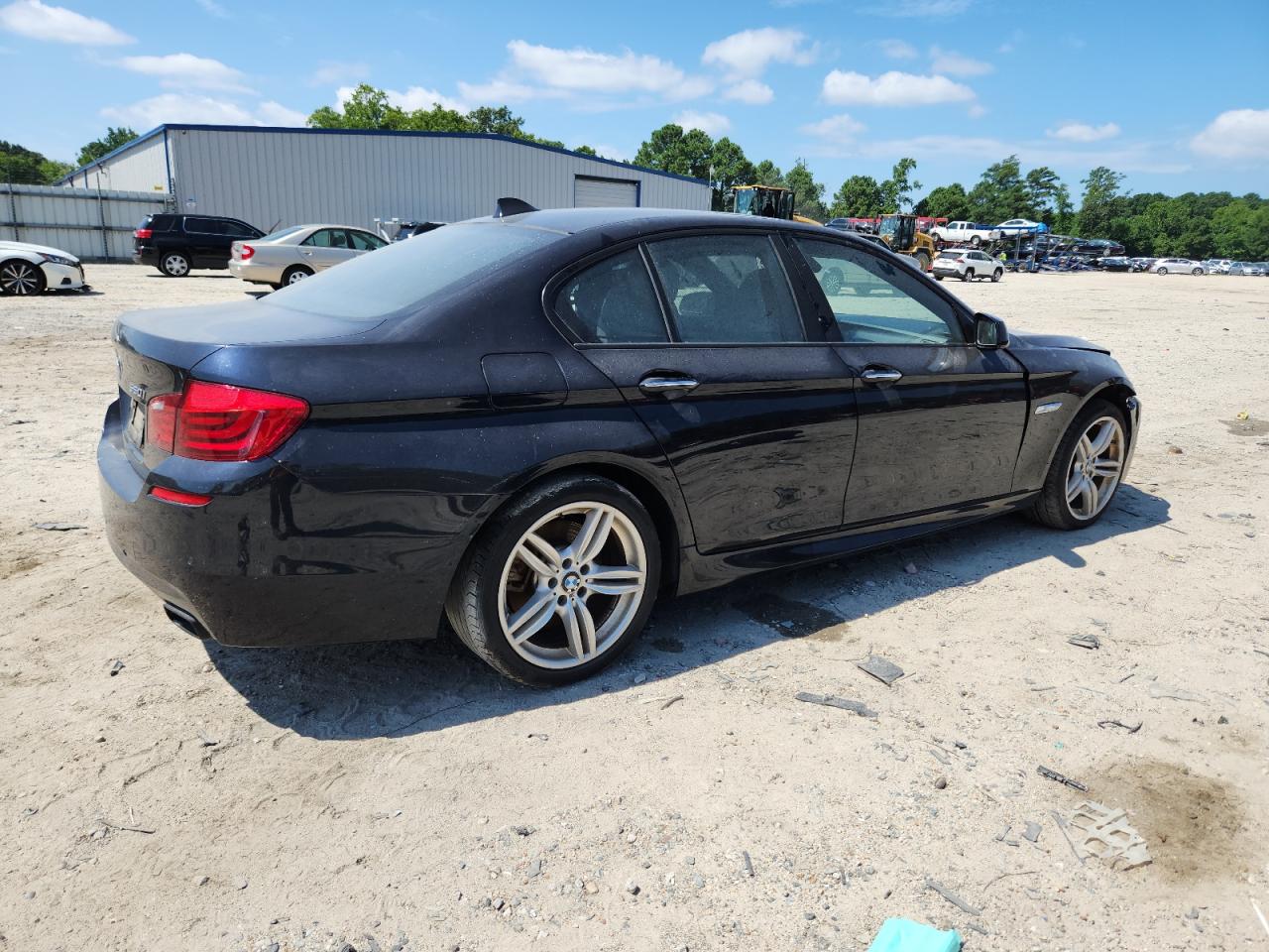 2012 Bmw 550 I Black vin: WBAFR9C59CDV58421