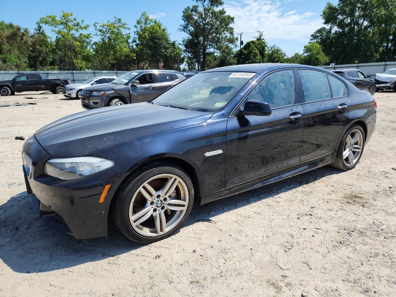 2012 Bmw 550 I Black vin: WBAFR9C59CDV58421