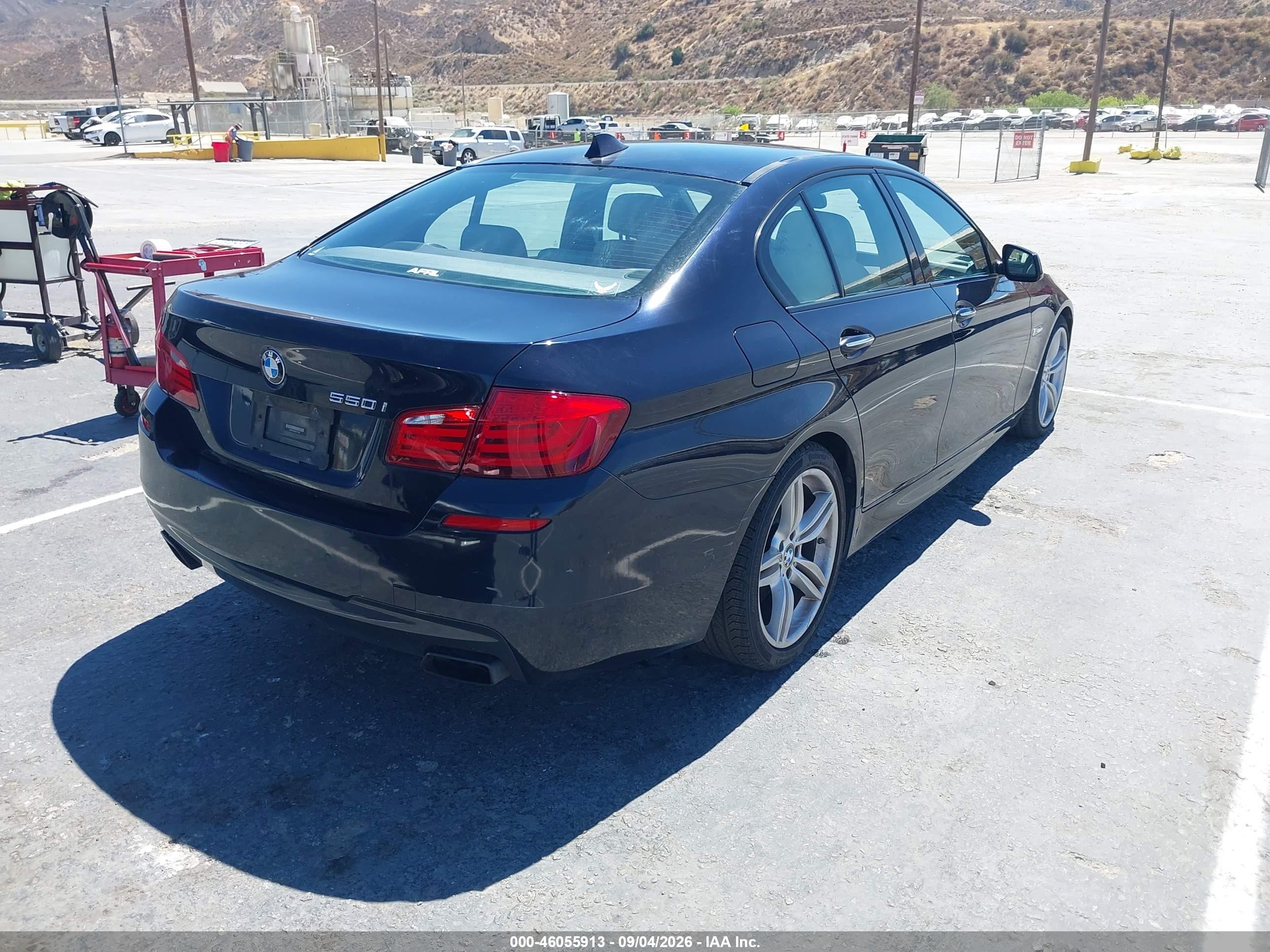 2013 Bmw 550i   Blue vin: WBAFR9C59DC271538