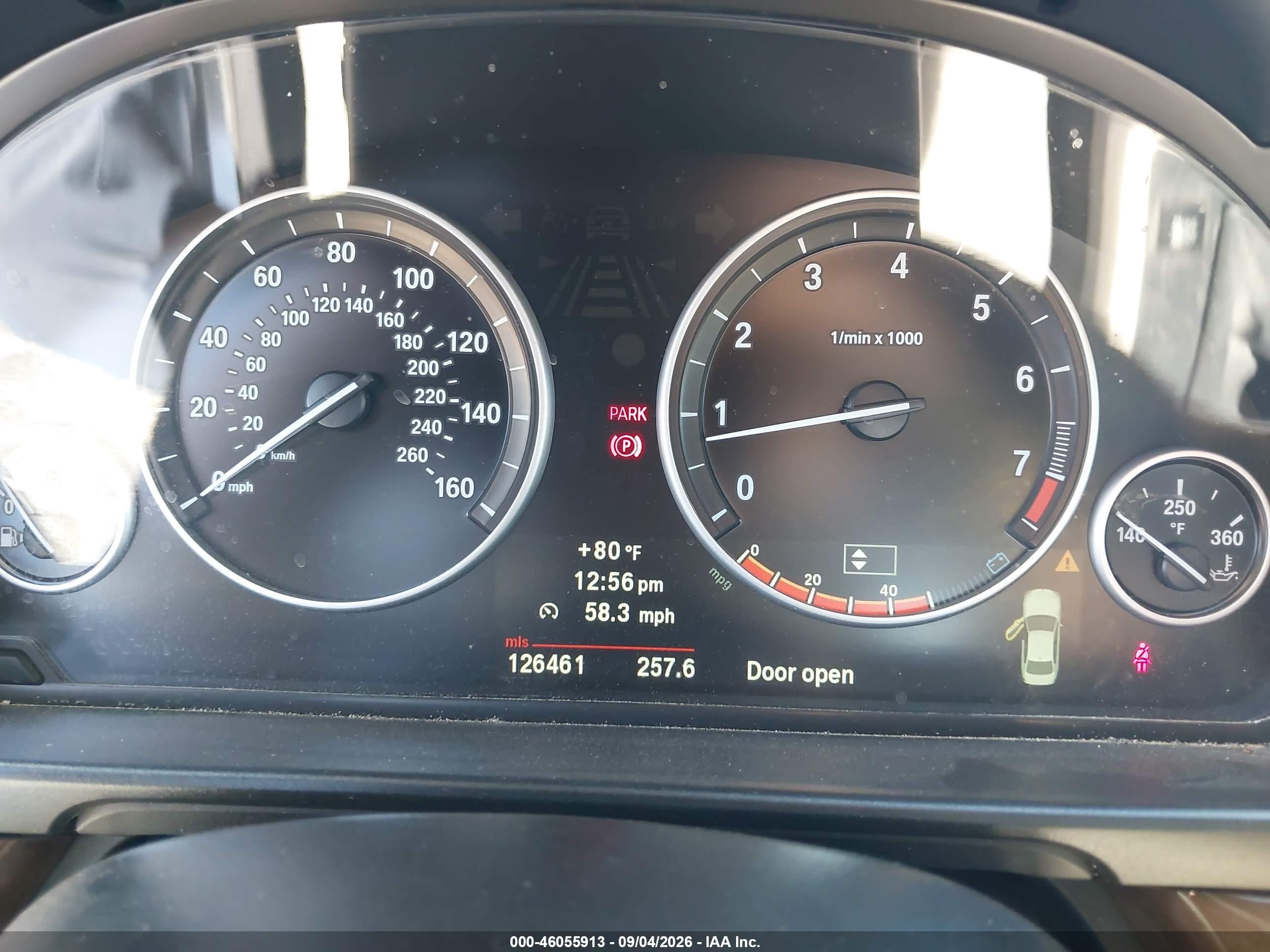 2013 Bmw 550i   Blue vin: WBAFR9C59DC271538