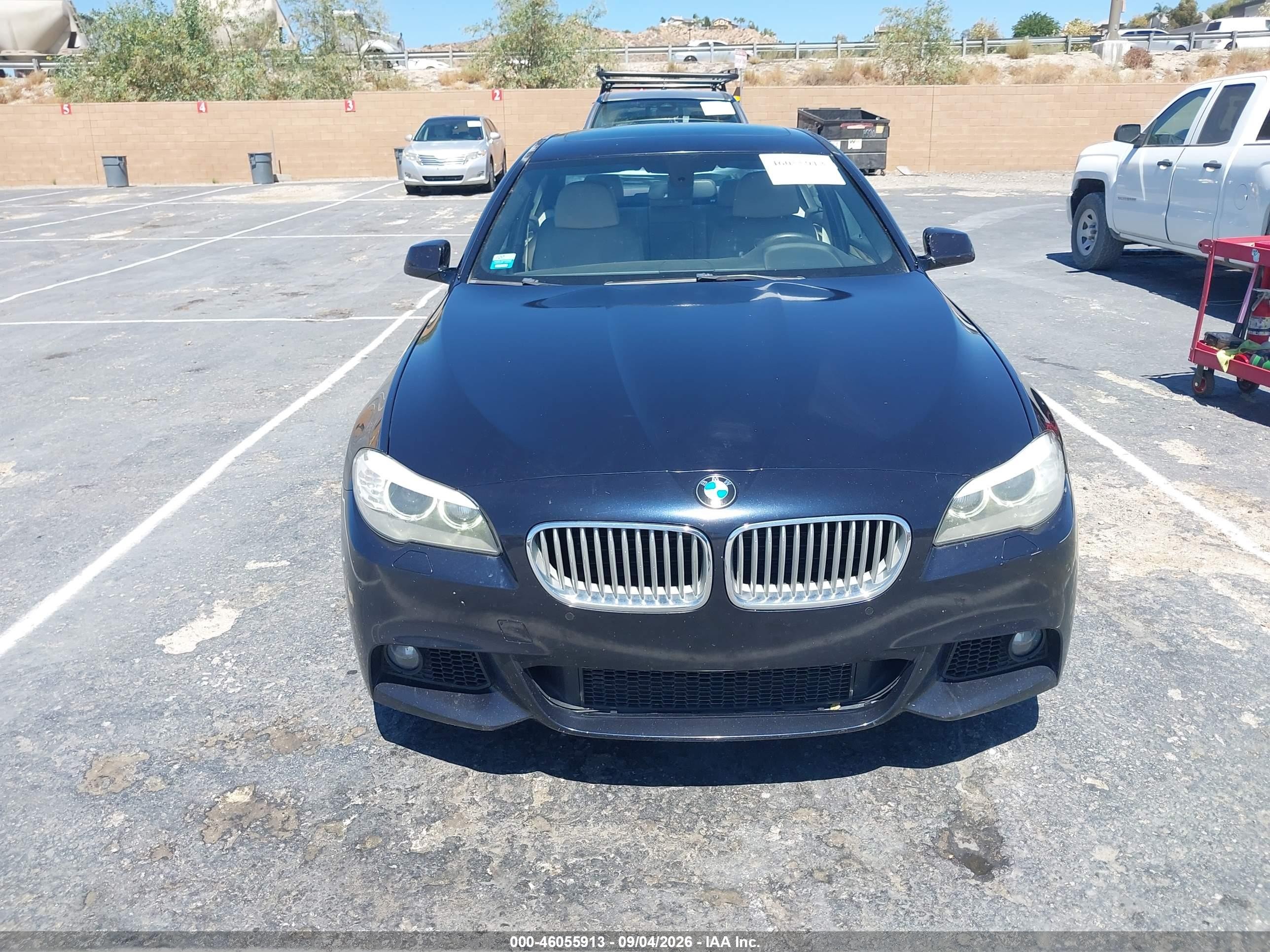 2013 Bmw 550i   Blue vin: WBAFR9C59DC271538
