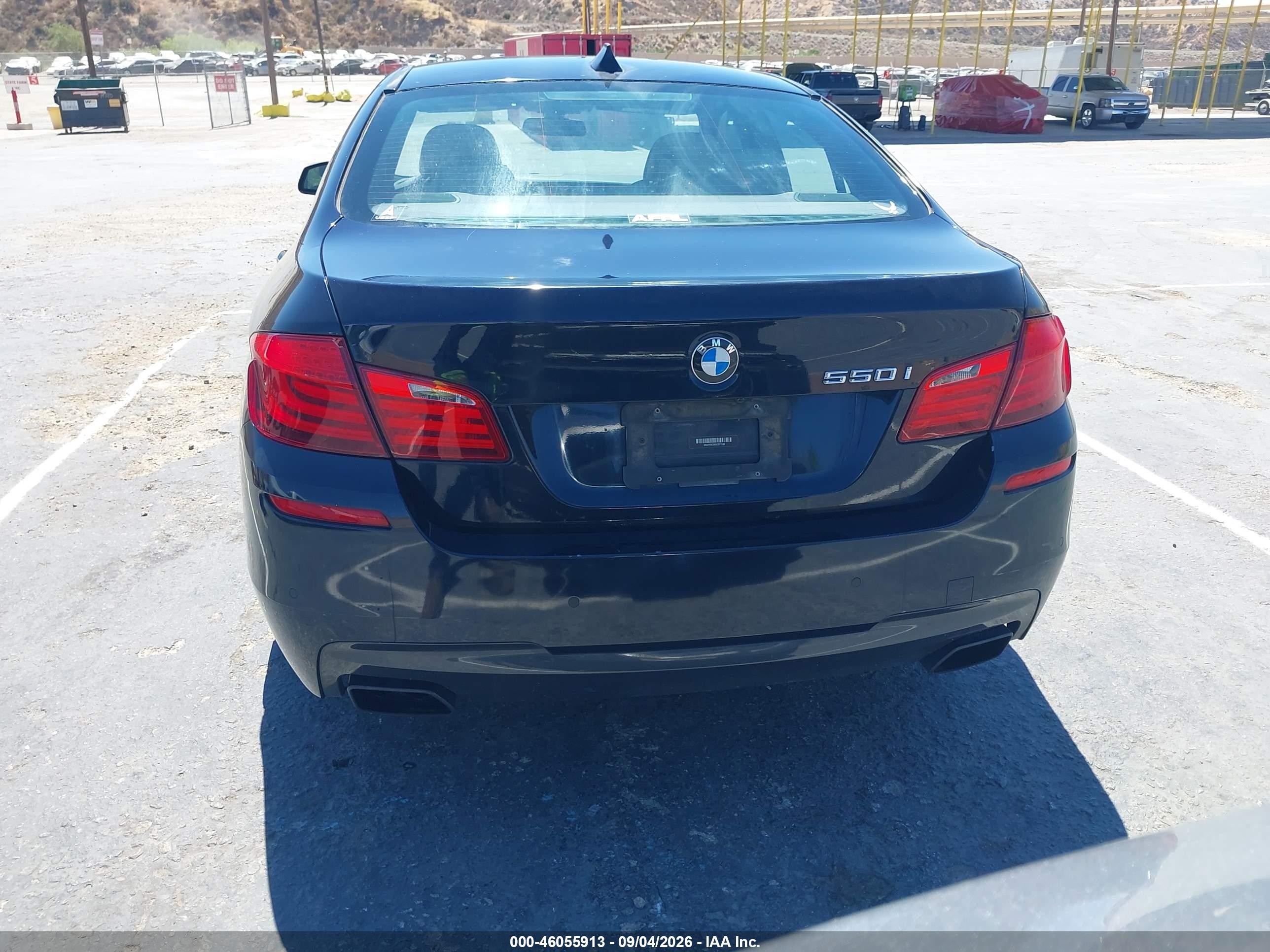 2013 Bmw 550i   Blue vin: WBAFR9C59DC271538