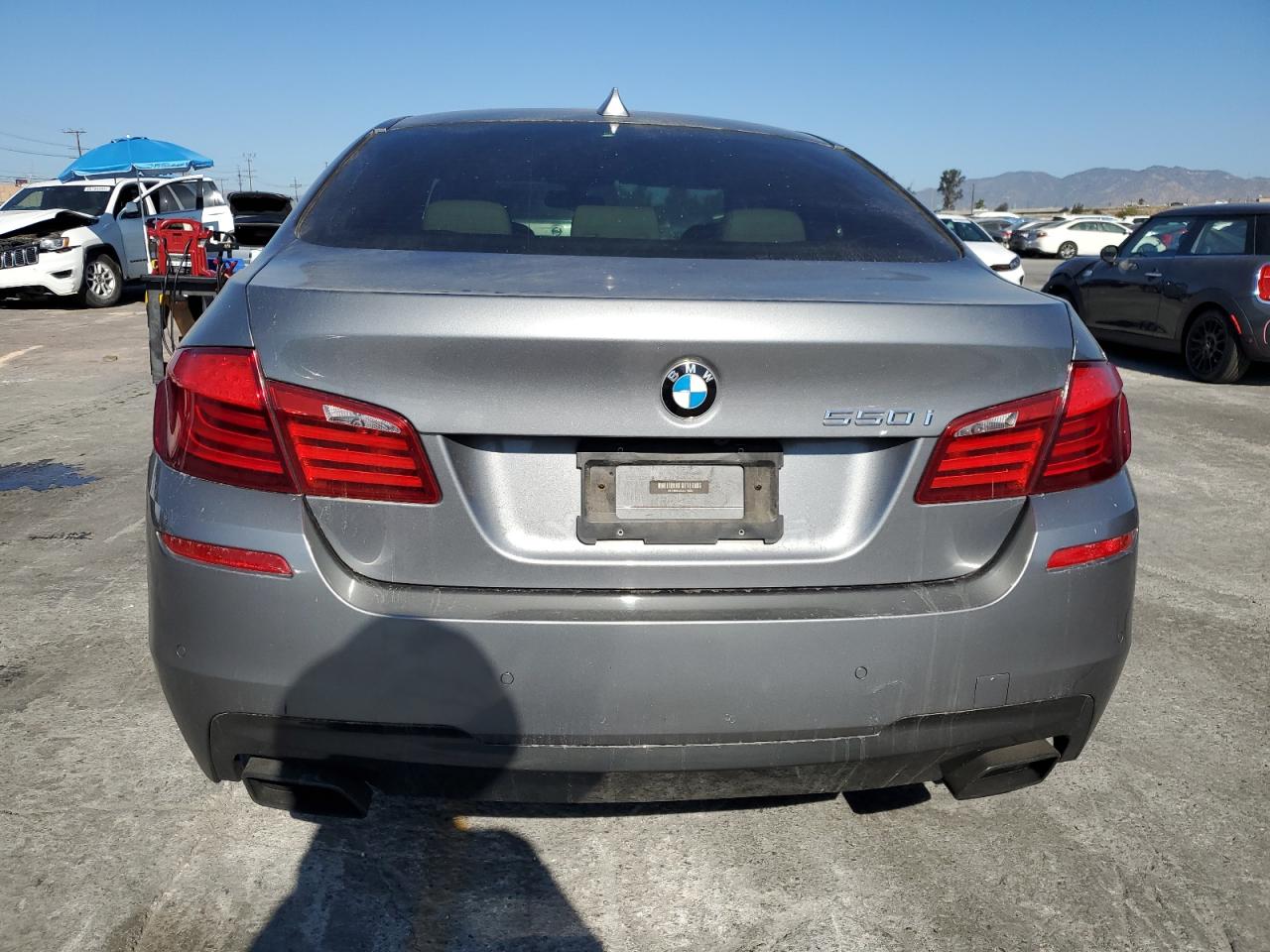2012 Bmw 550 I Gray vin: WBAFR9C5XCDX78926