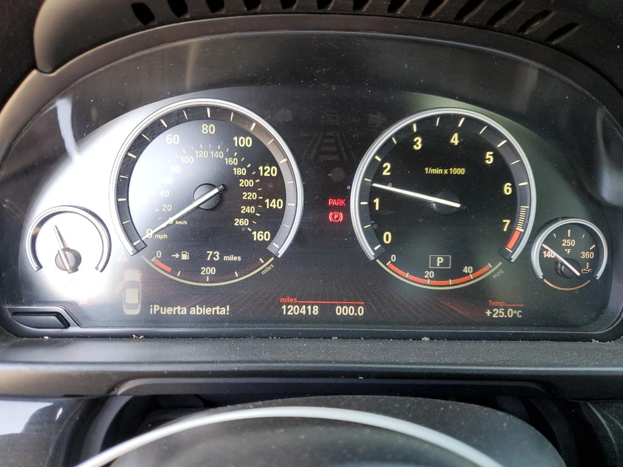 2012 Bmw 550 I Gray vin: WBAFR9C5XCDX78926