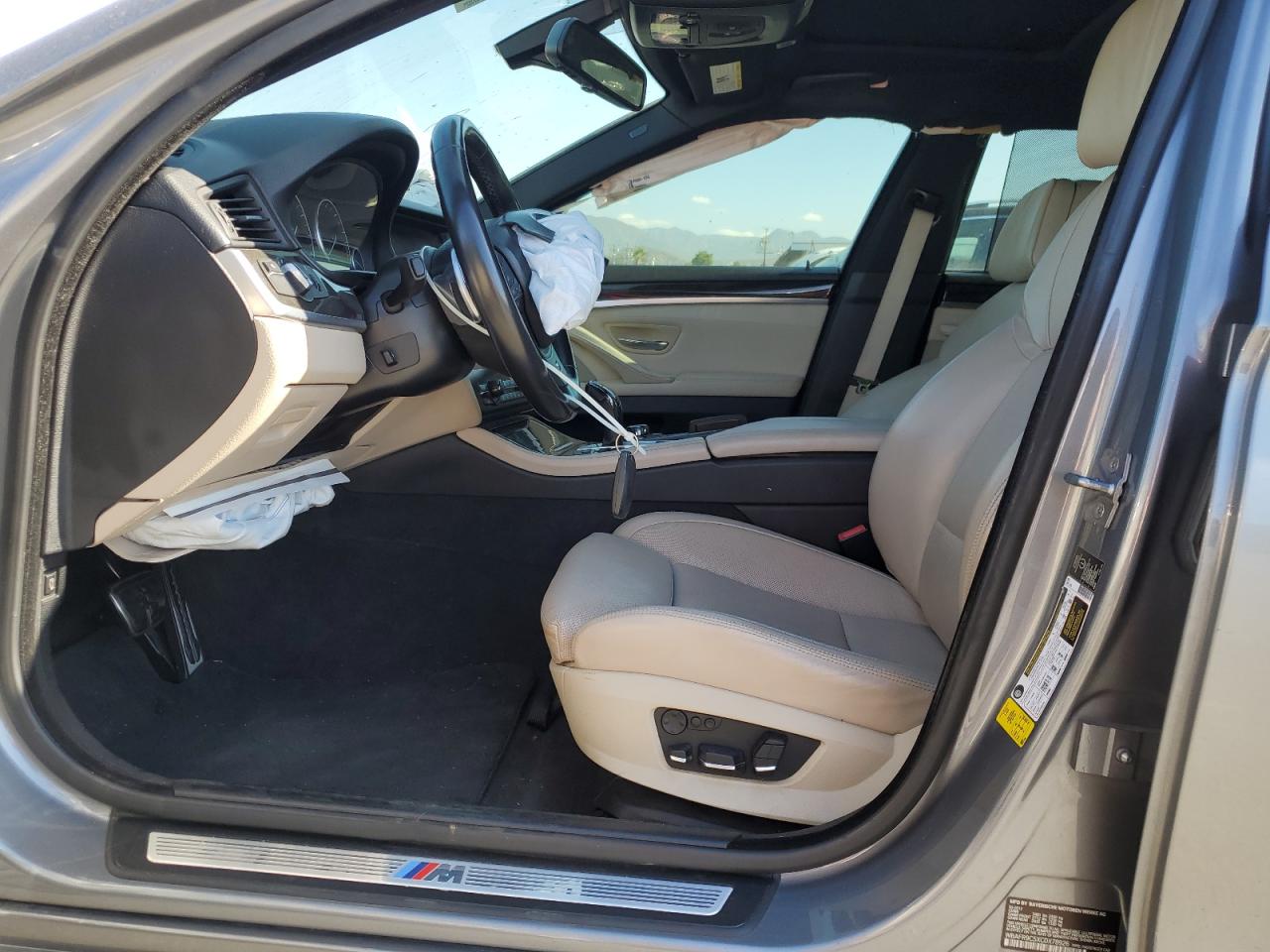 2012 Bmw 550 I Gray vin: WBAFR9C5XCDX78926