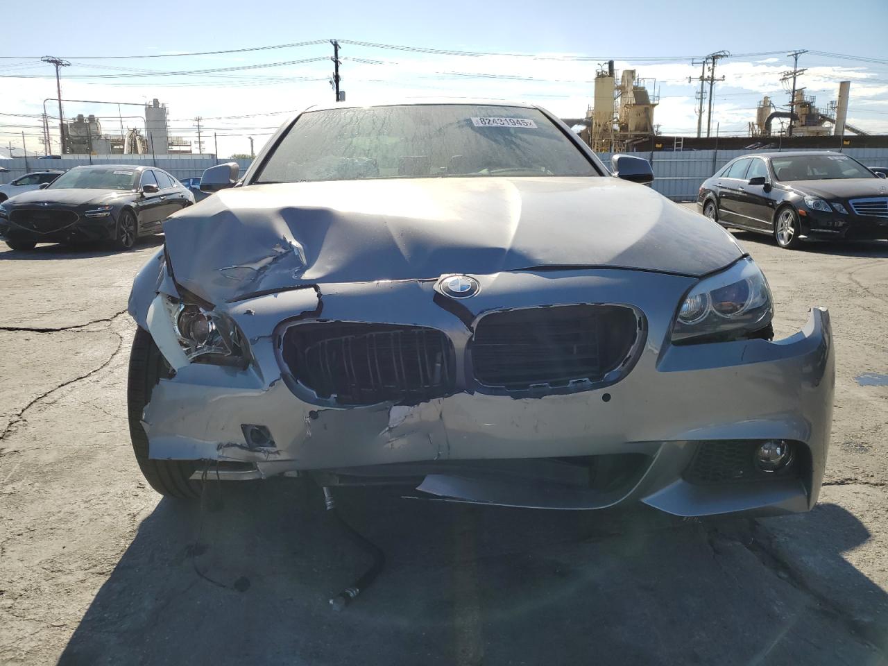 2012 Bmw 550 I Gray vin: WBAFR9C5XCDX78926