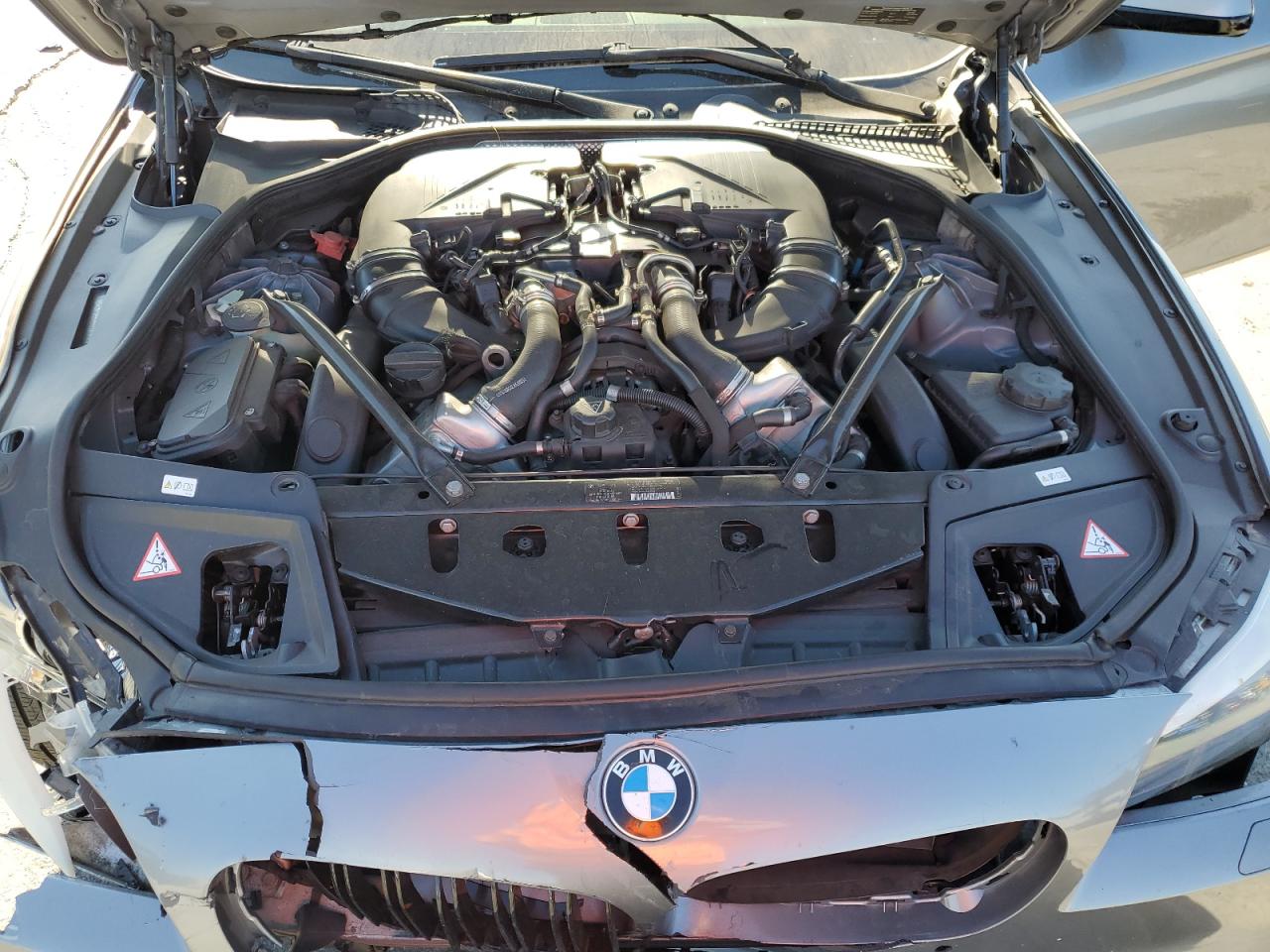 2012 Bmw 550 I Gray vin: WBAFR9C5XCDX78926