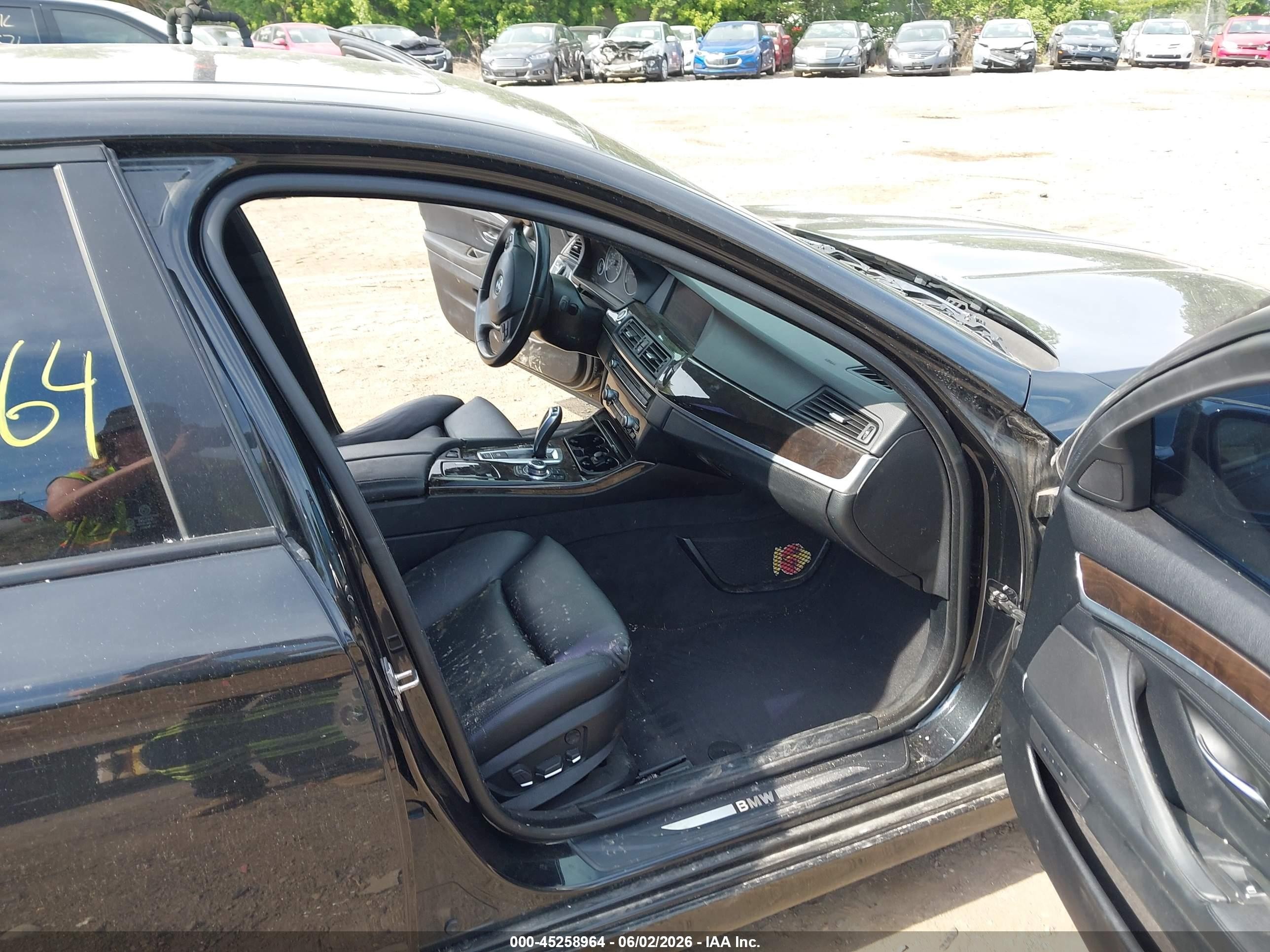 2012 Bmw 550i   Black vin: WBAFR9C5XCDX78960