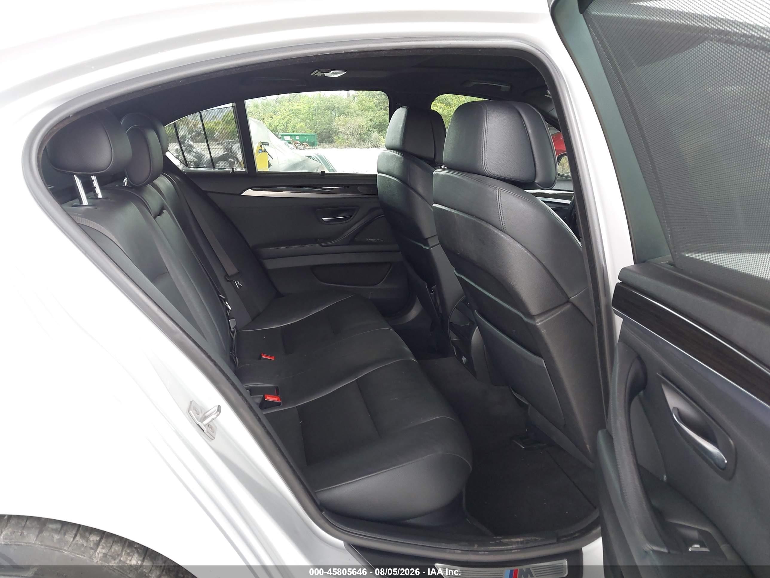 2013 Bmw 550i Silver vin: WBAFR9C5XDD226571