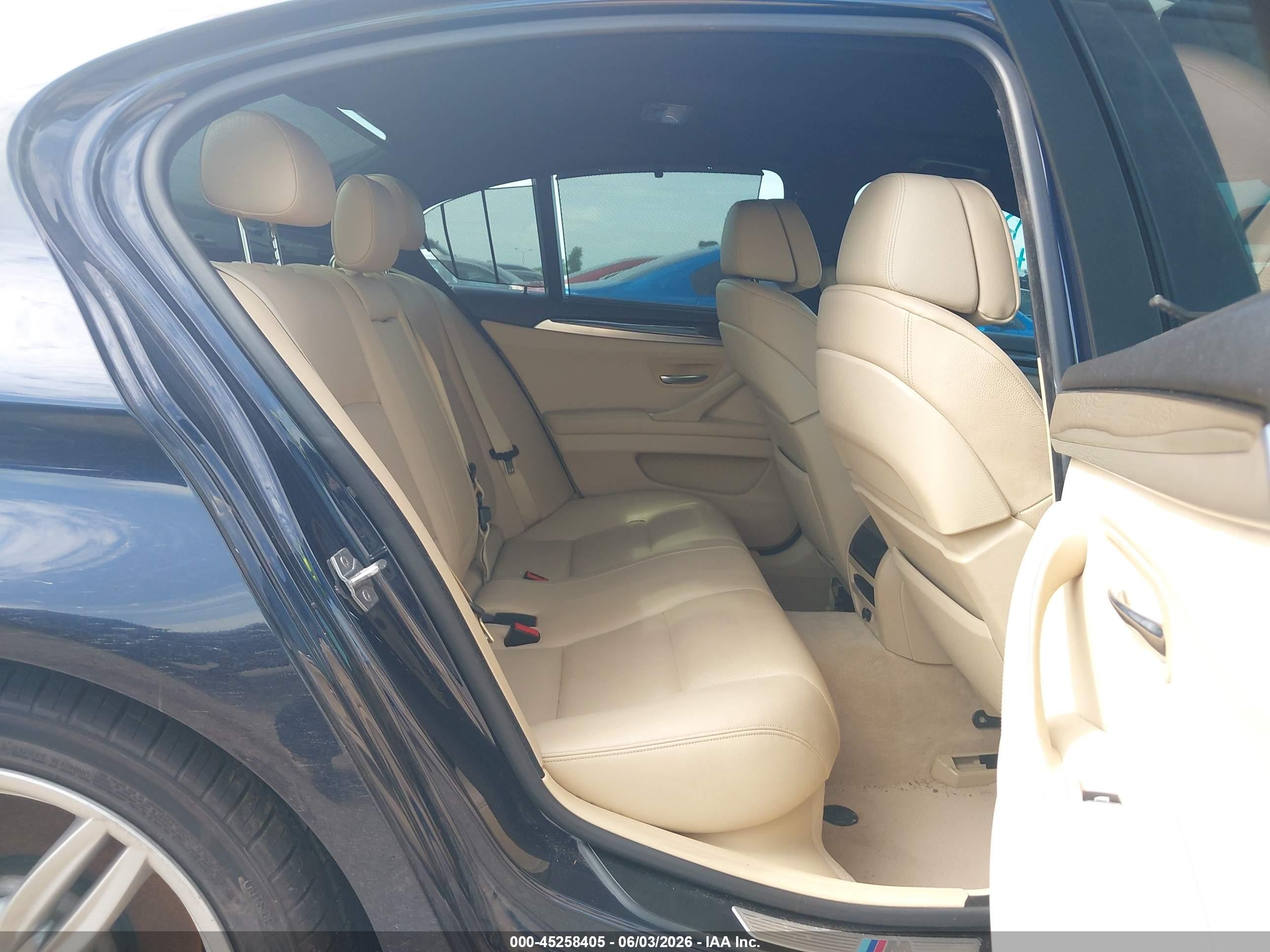 2013 Bmw 550i   Dark Blue vin: WBAFR9C5XDDX80578