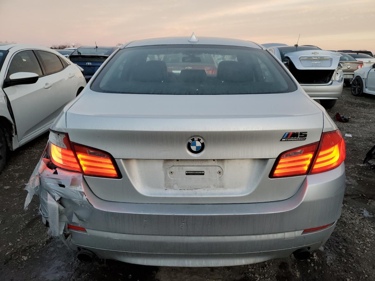 2011 Bmw 535 Xi Silver vin: WBAFU7C50BC780076