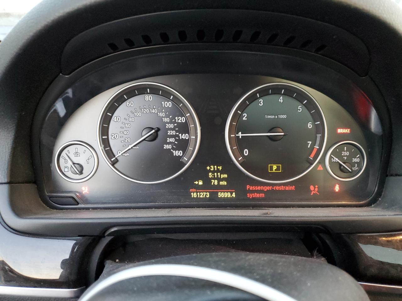 2011 Bmw 535 Xi Silver vin: WBAFU7C50BC780076