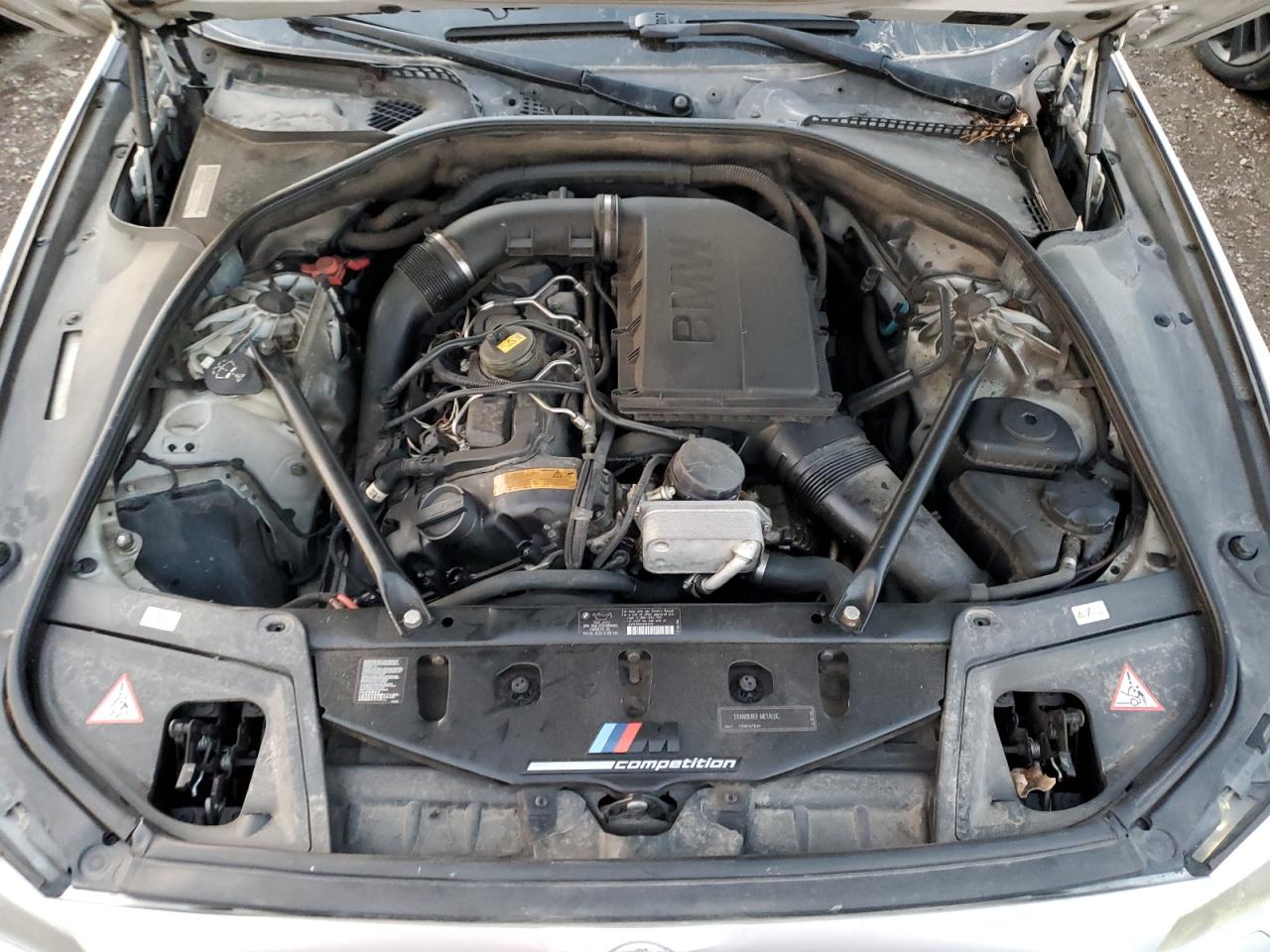 2011 Bmw 535 Xi Silver vin: WBAFU7C50BC780076
