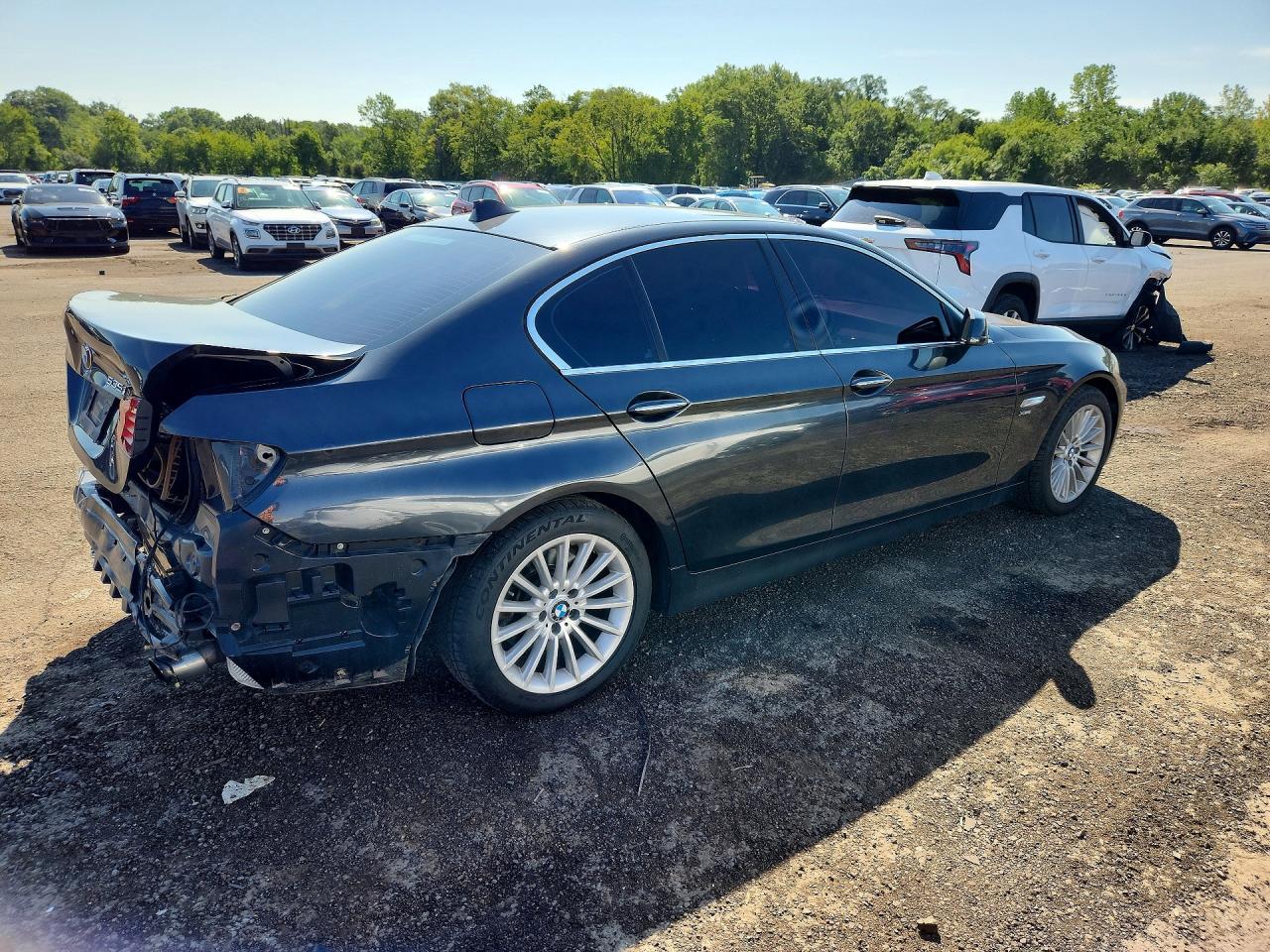 2011 Bmw 535 Xi Black vin: WBAFU7C50BC869727