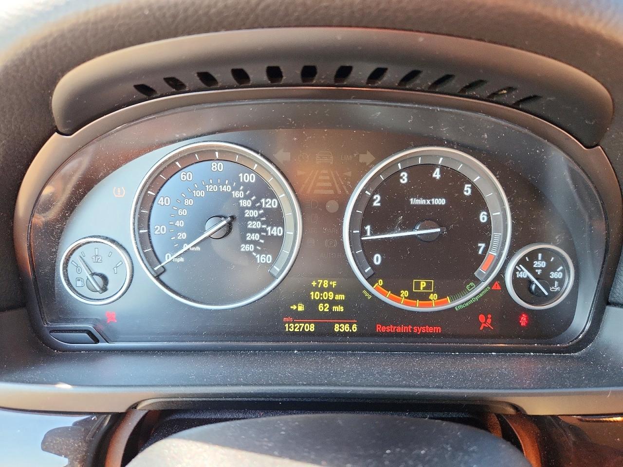 2011 Bmw 535 Xi Black vin: WBAFU7C50BC869727