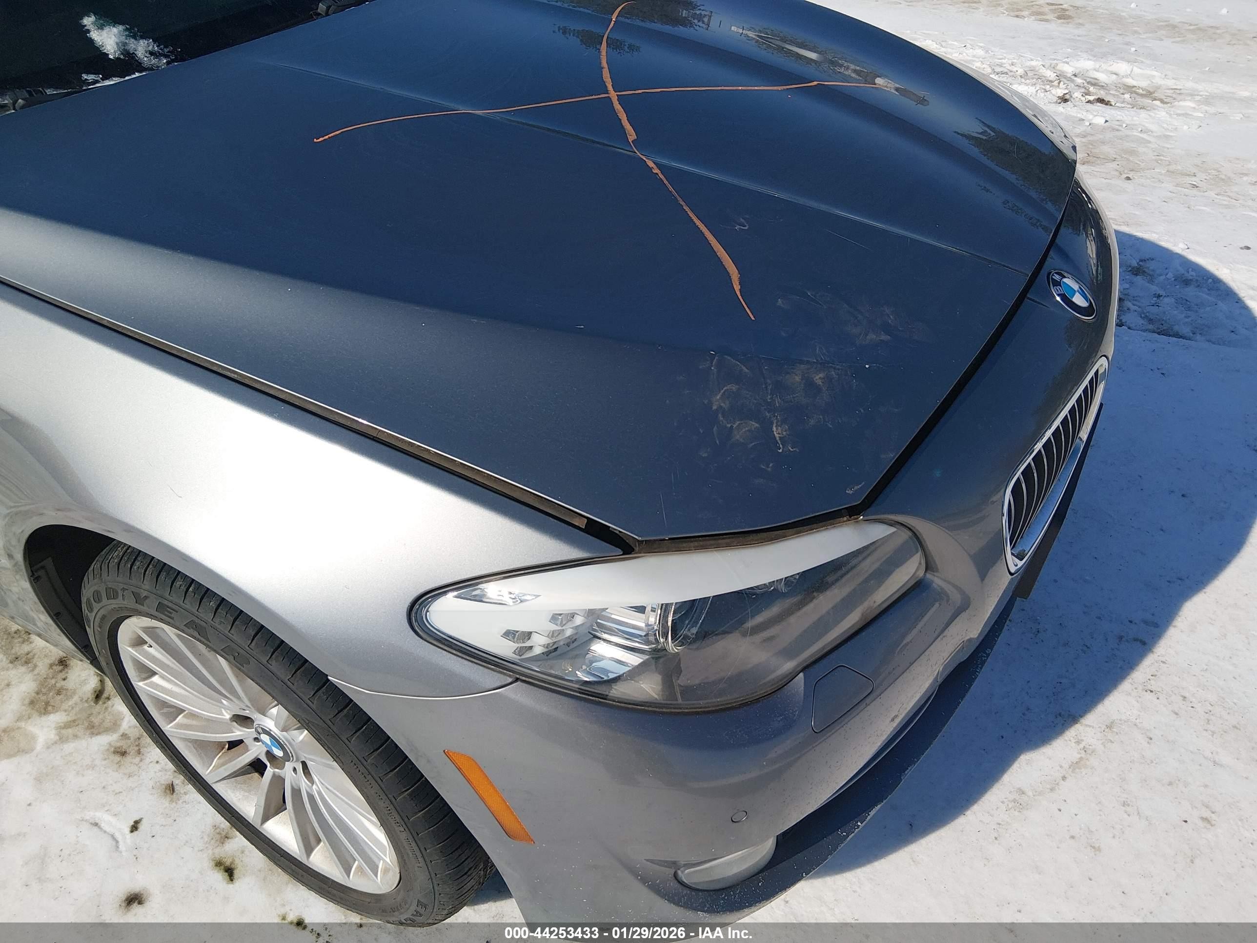 2011 Bmw 535i Xdrive Gray vin: WBAFU7C50BC870036