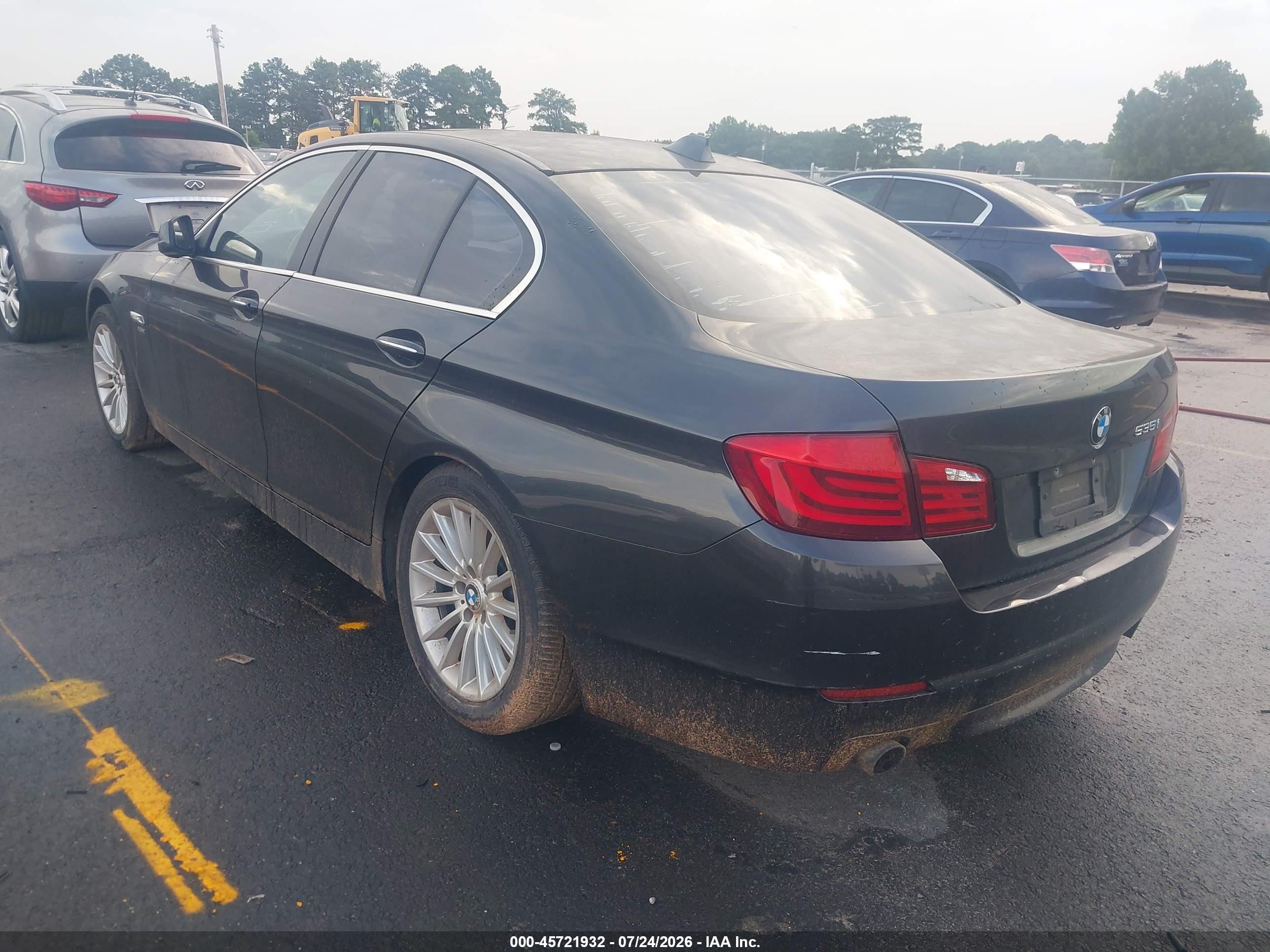 2011 Bmw 535i Xdrive Gray vin: WBAFU7C50BC874281
