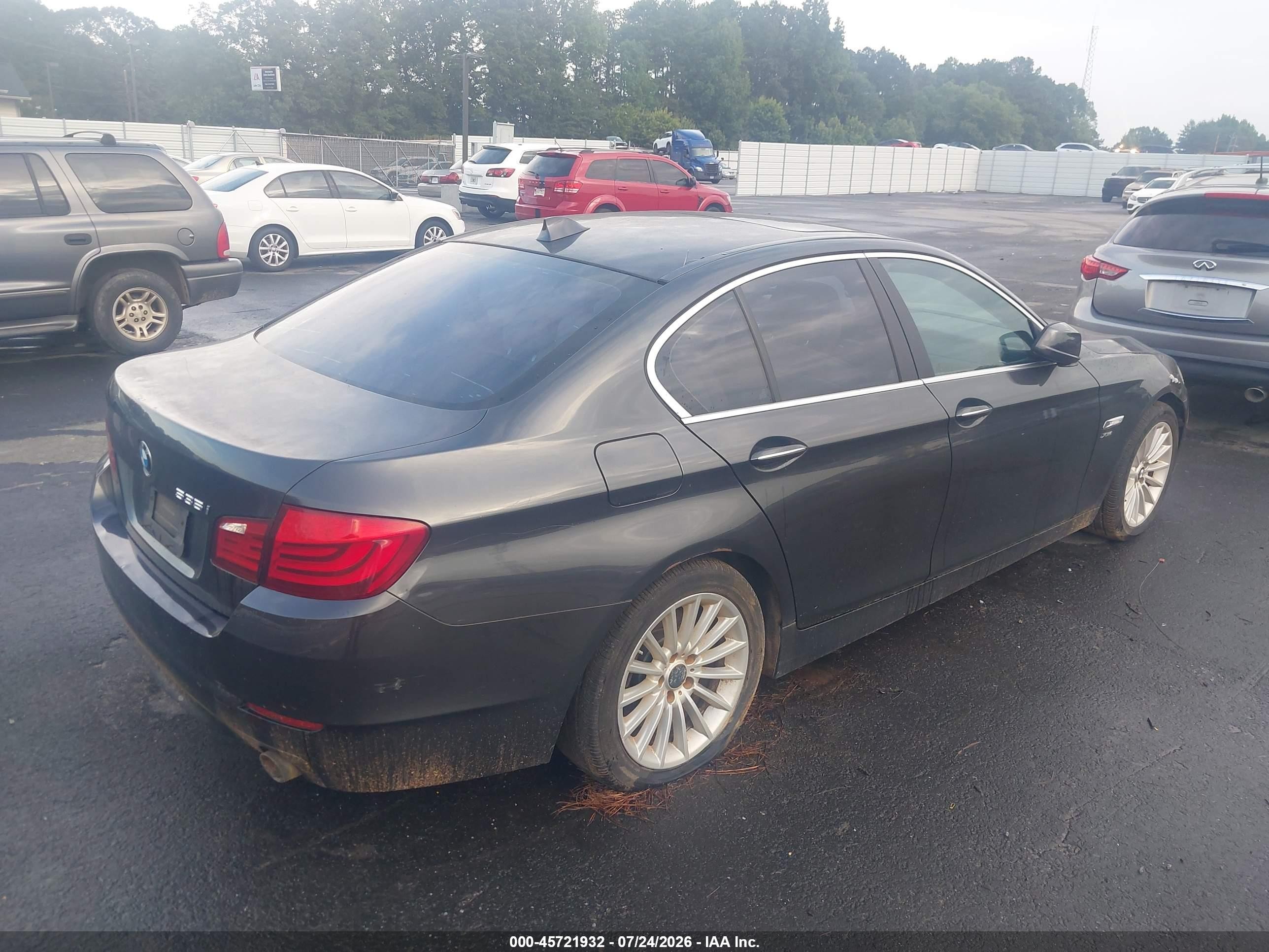 2011 Bmw 535i Xdrive Gray vin: WBAFU7C50BC874281
