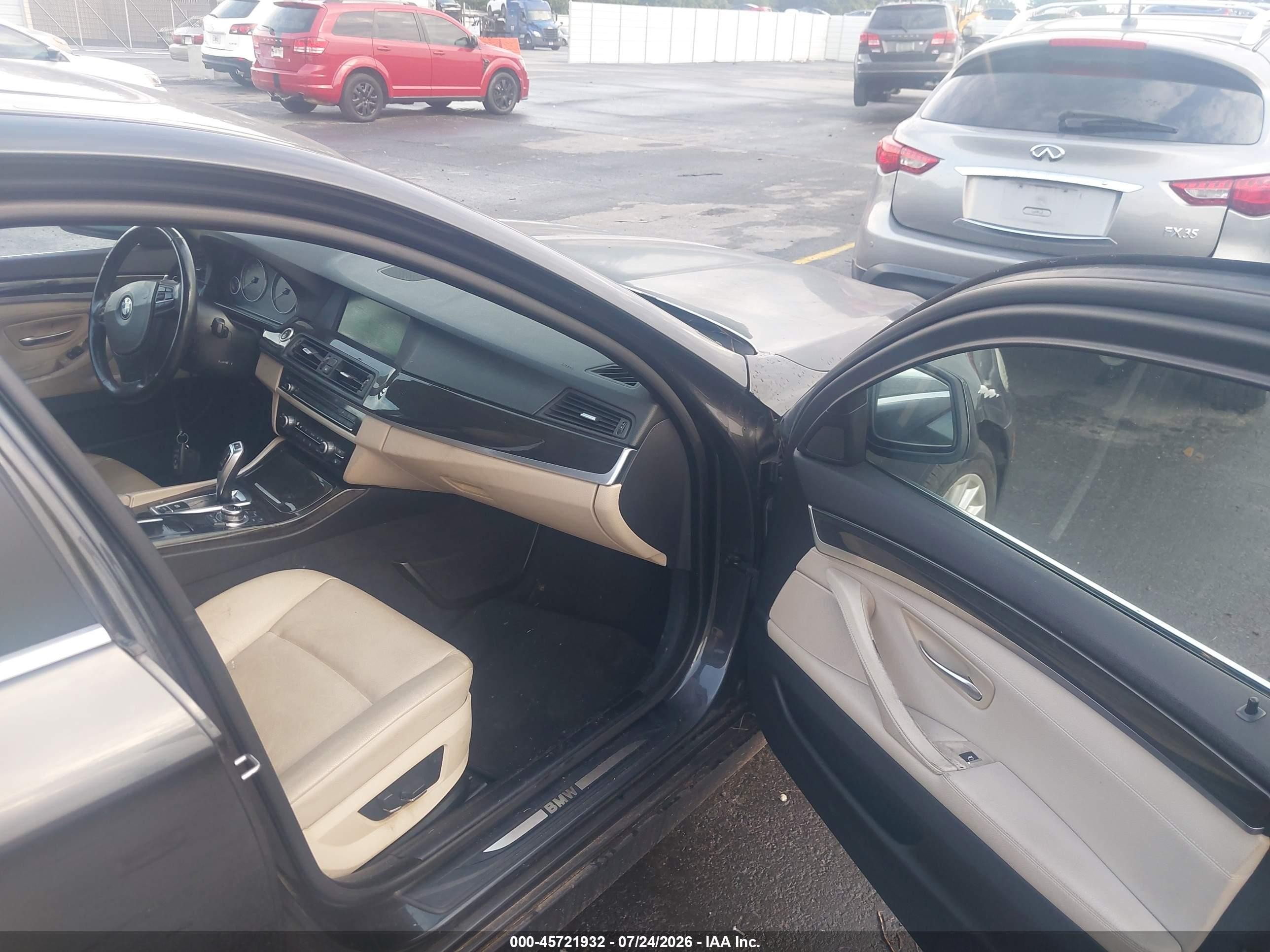 2011 Bmw 535i Xdrive Gray vin: WBAFU7C50BC874281