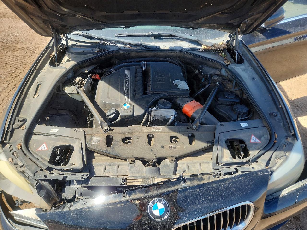2011 Bmw 535 Xi Black vin: WBAFU7C50BC875317