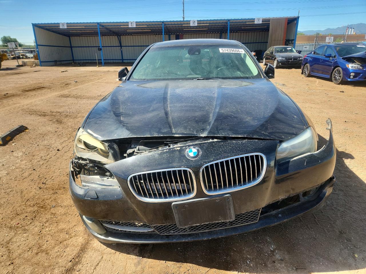 2011 Bmw 535 Xi Black vin: WBAFU7C50BC875317
