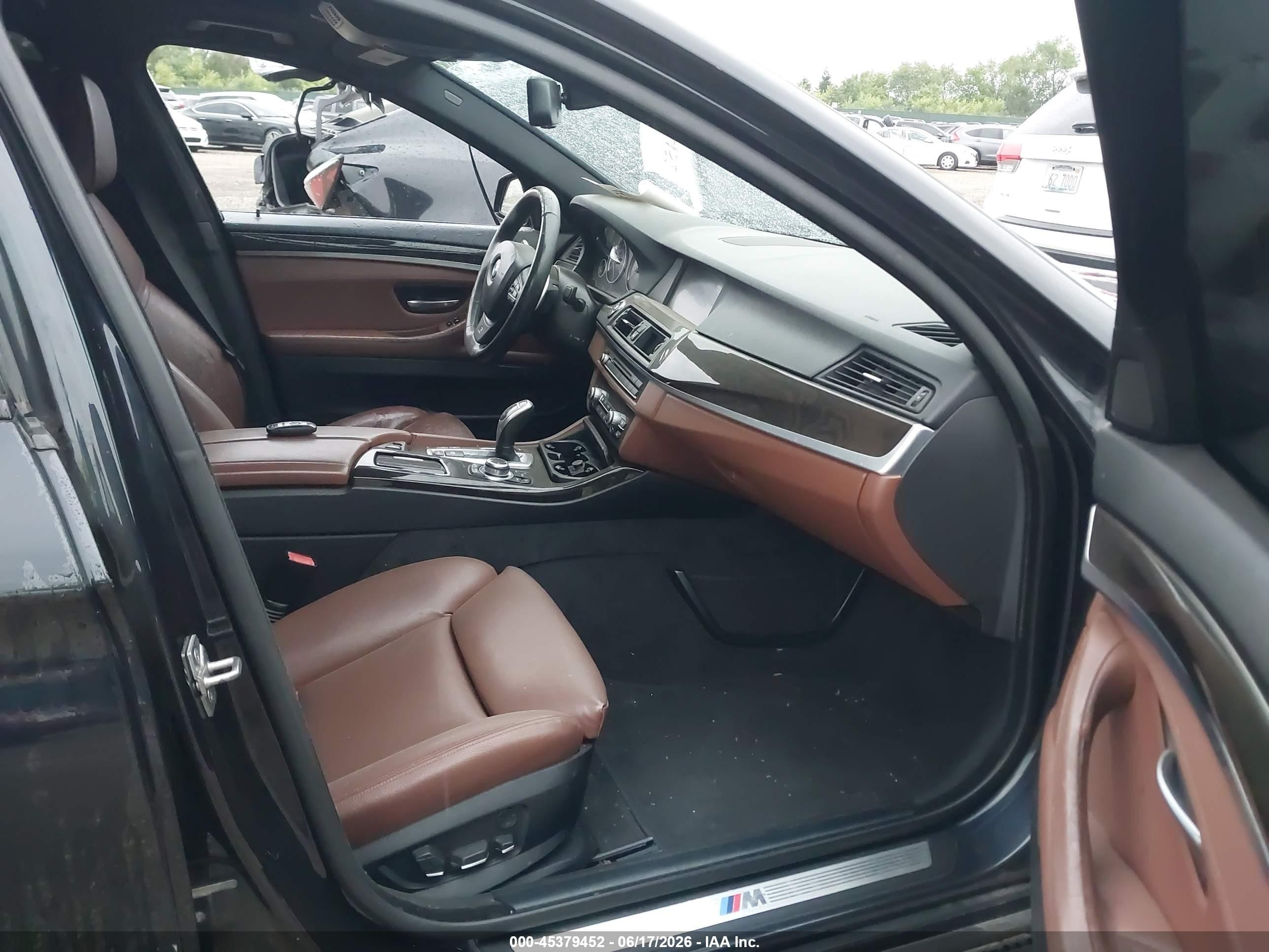 2012 Bmw 535i Xdrive Dark Blue vin: WBAFU7C50CDU56699
