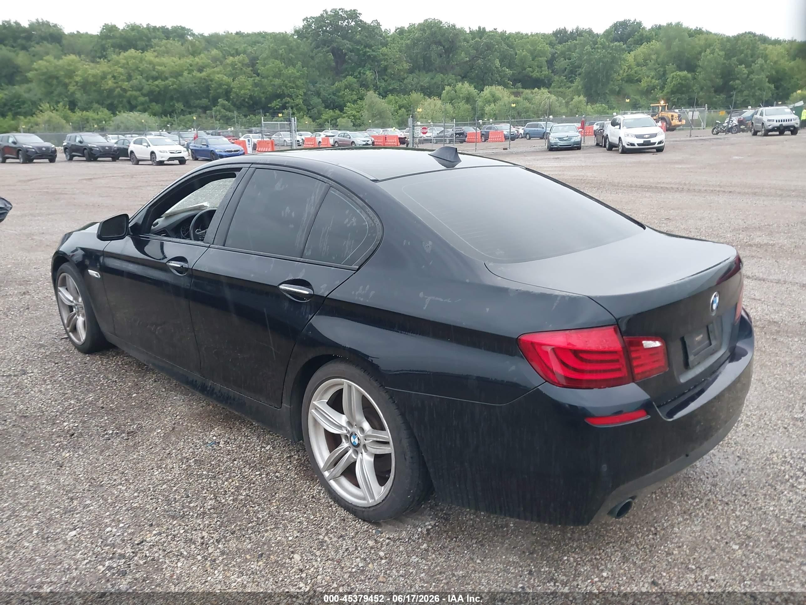 2012 Bmw 535i Xdrive Dark Blue vin: WBAFU7C50CDU56699