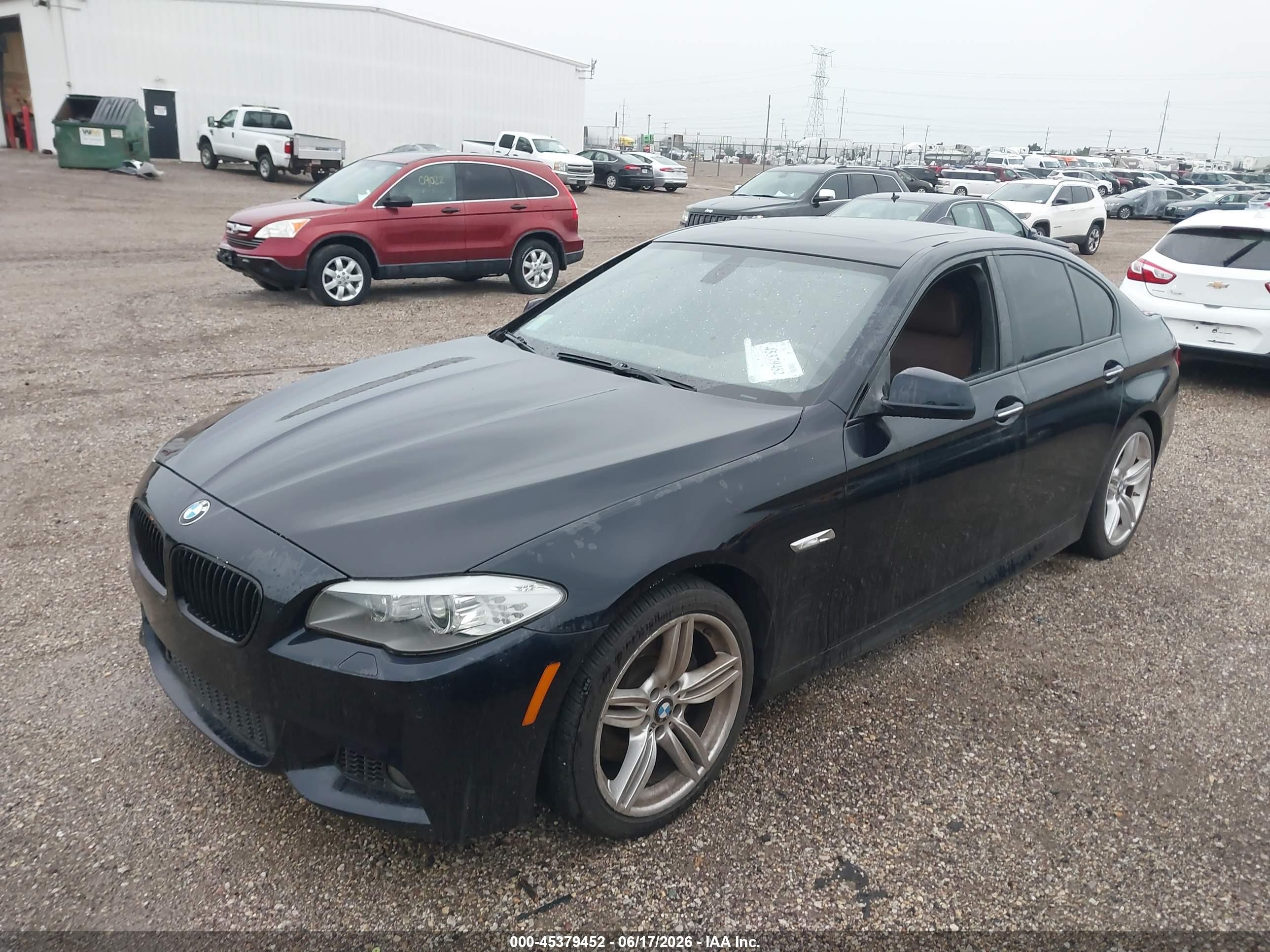 2012 Bmw 535i Xdrive Dark Blue vin: WBAFU7C50CDU56699
