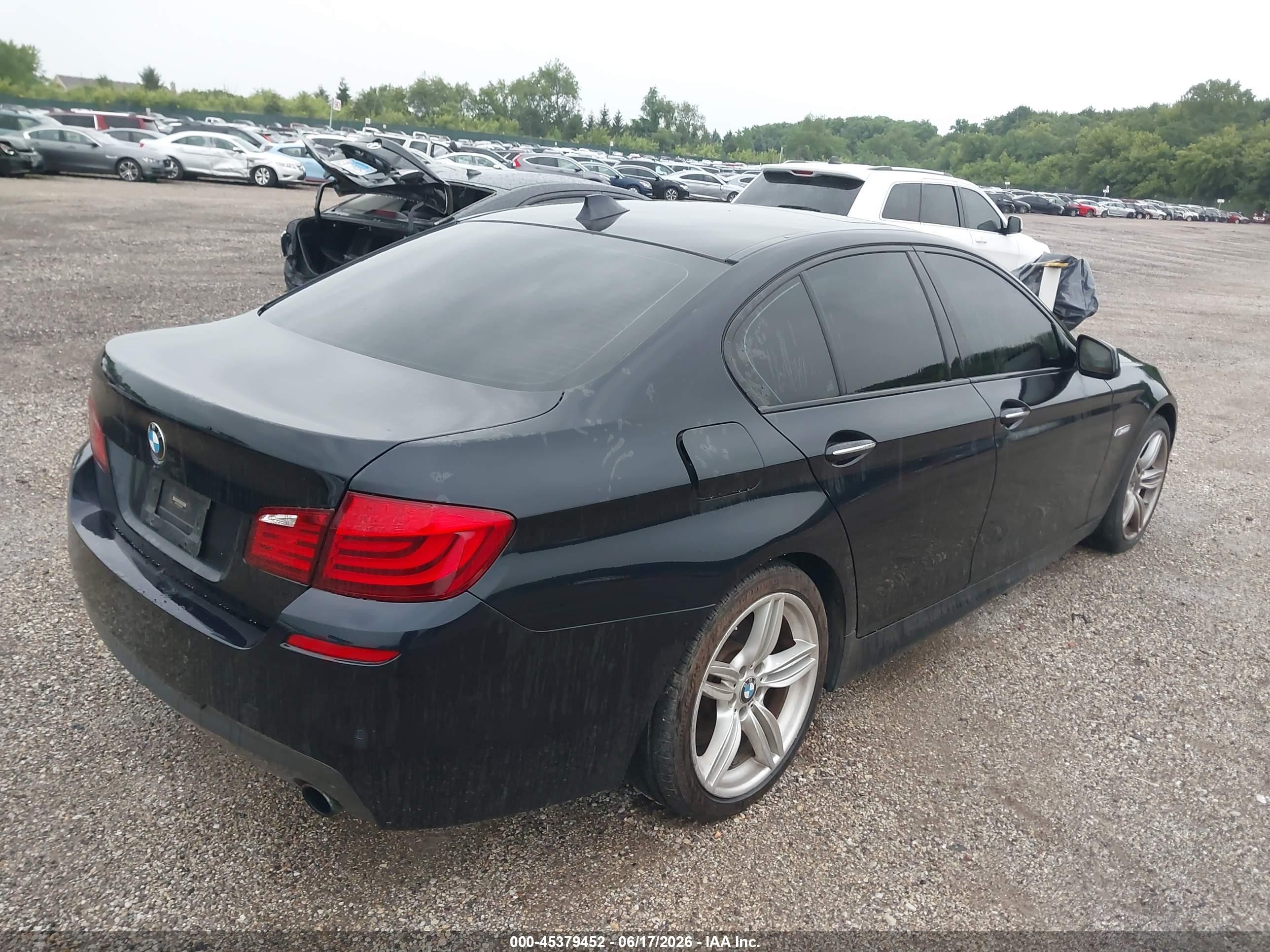 2012 Bmw 535i Xdrive Dark Blue vin: WBAFU7C50CDU56699