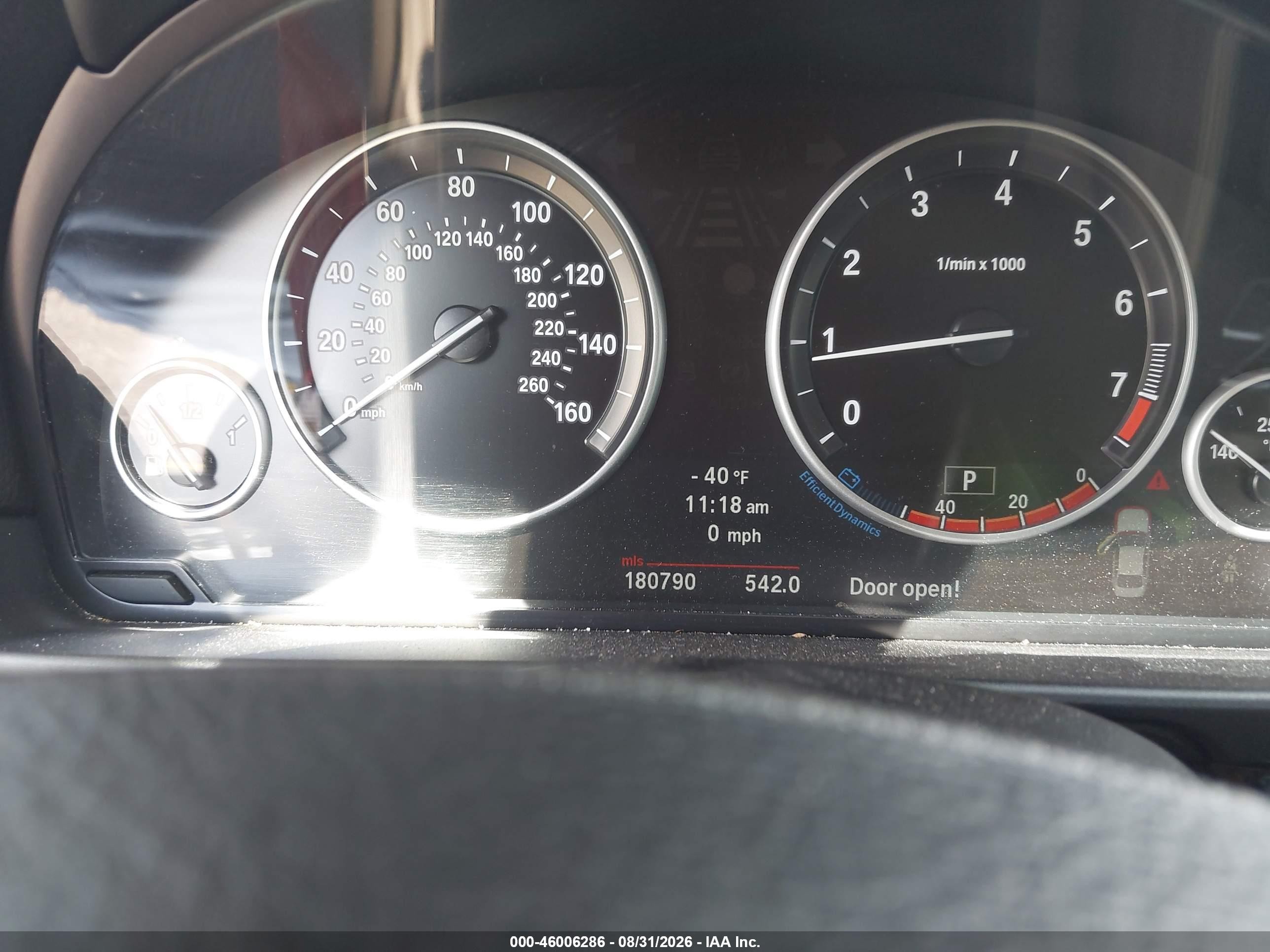 2012 Bmw 535i Xdrive Blue vin: WBAFU7C50CDU57237