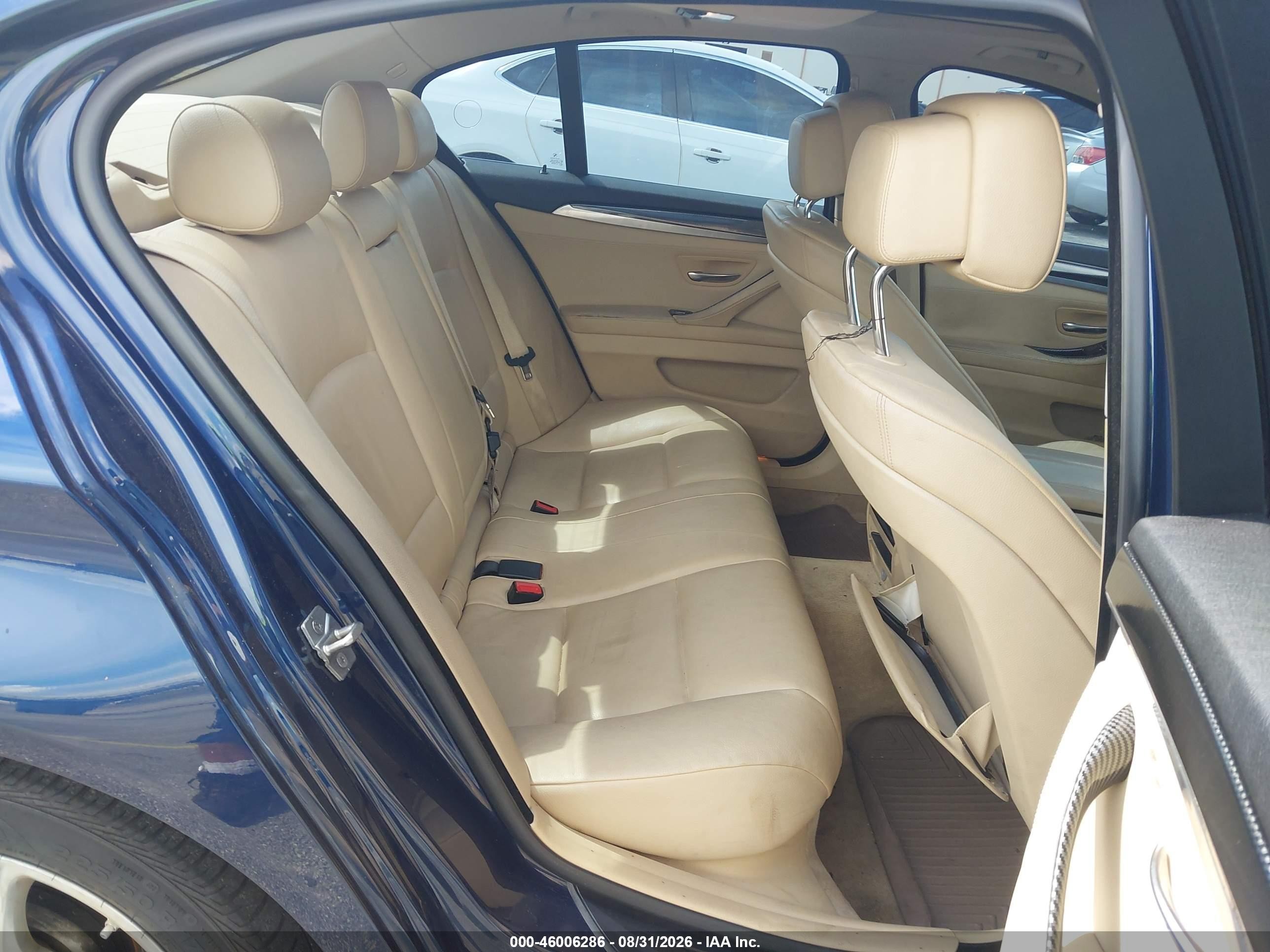 2012 Bmw 535i Xdrive Blue vin: WBAFU7C50CDU57237