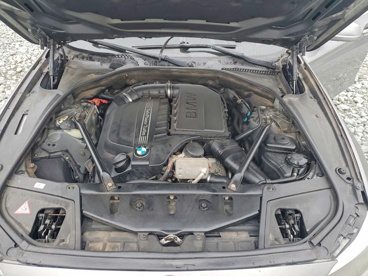 2012 Bmw 535 Xi Silver vin: WBAFU7C50CDU59649