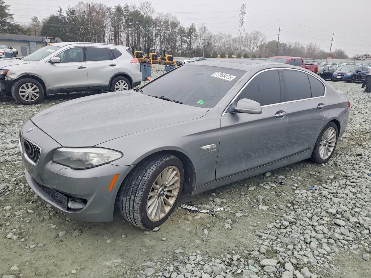 2012 Bmw 535 Xi Silver vin: WBAFU7C50CDU59649