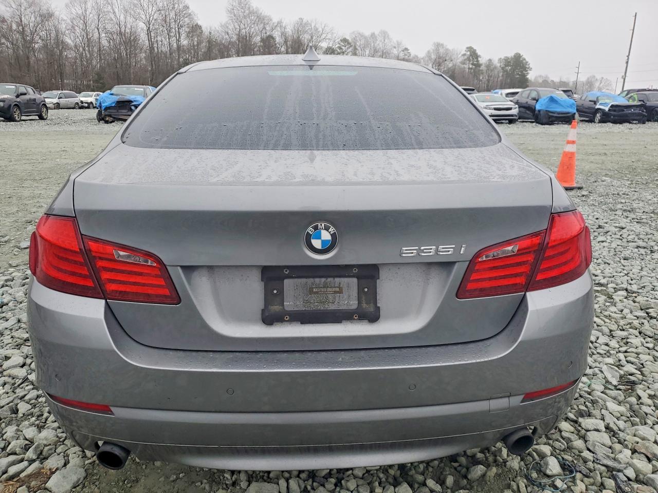 2012 Bmw 535 Xi Silver vin: WBAFU7C50CDU59649