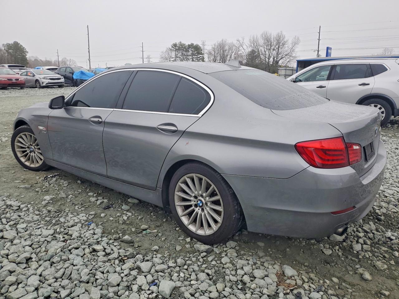 2012 Bmw 535 Xi Silver vin: WBAFU7C50CDU59649