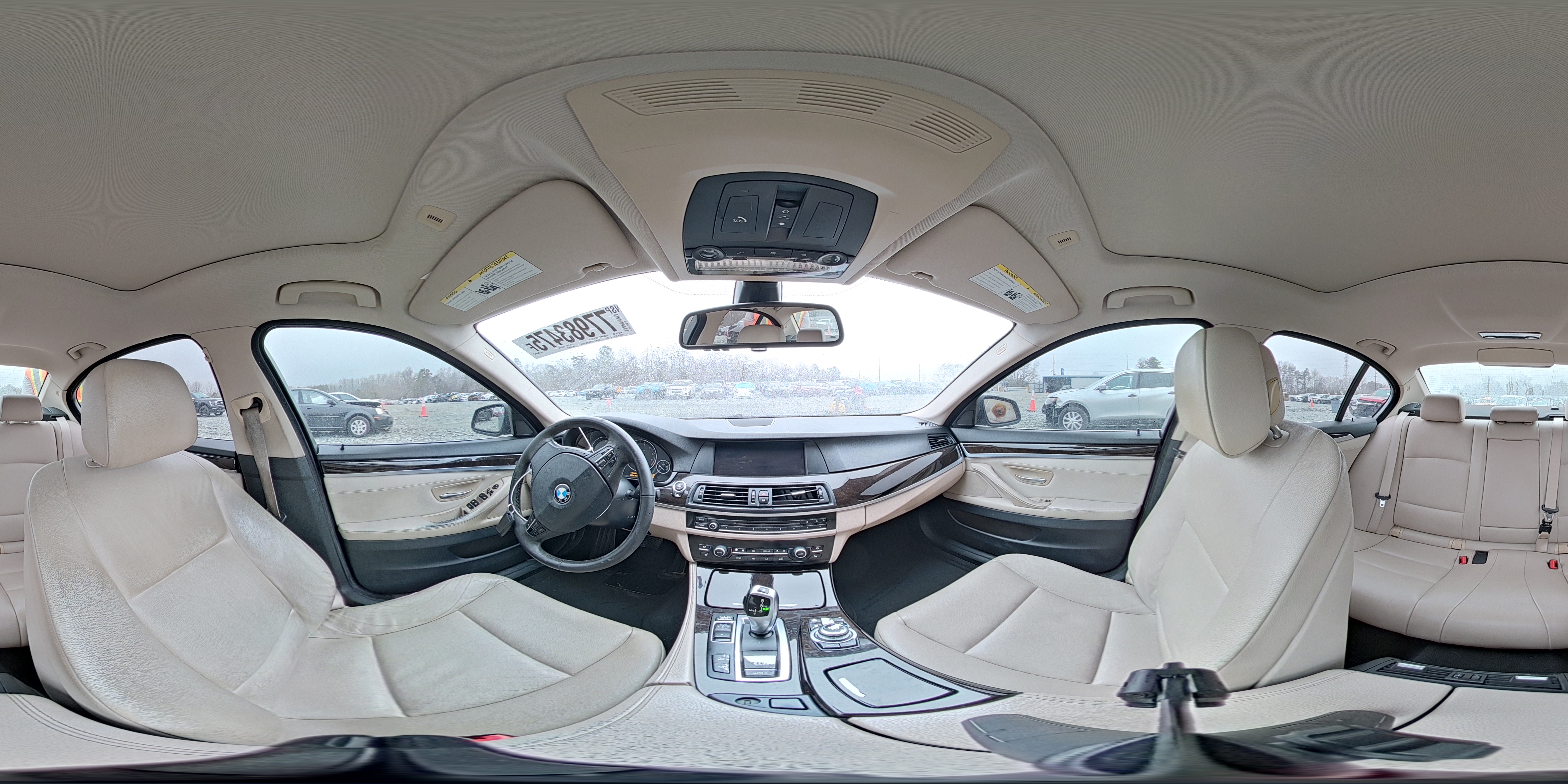 2012 Bmw 535 Xi Silver vin: WBAFU7C50CDU59649
