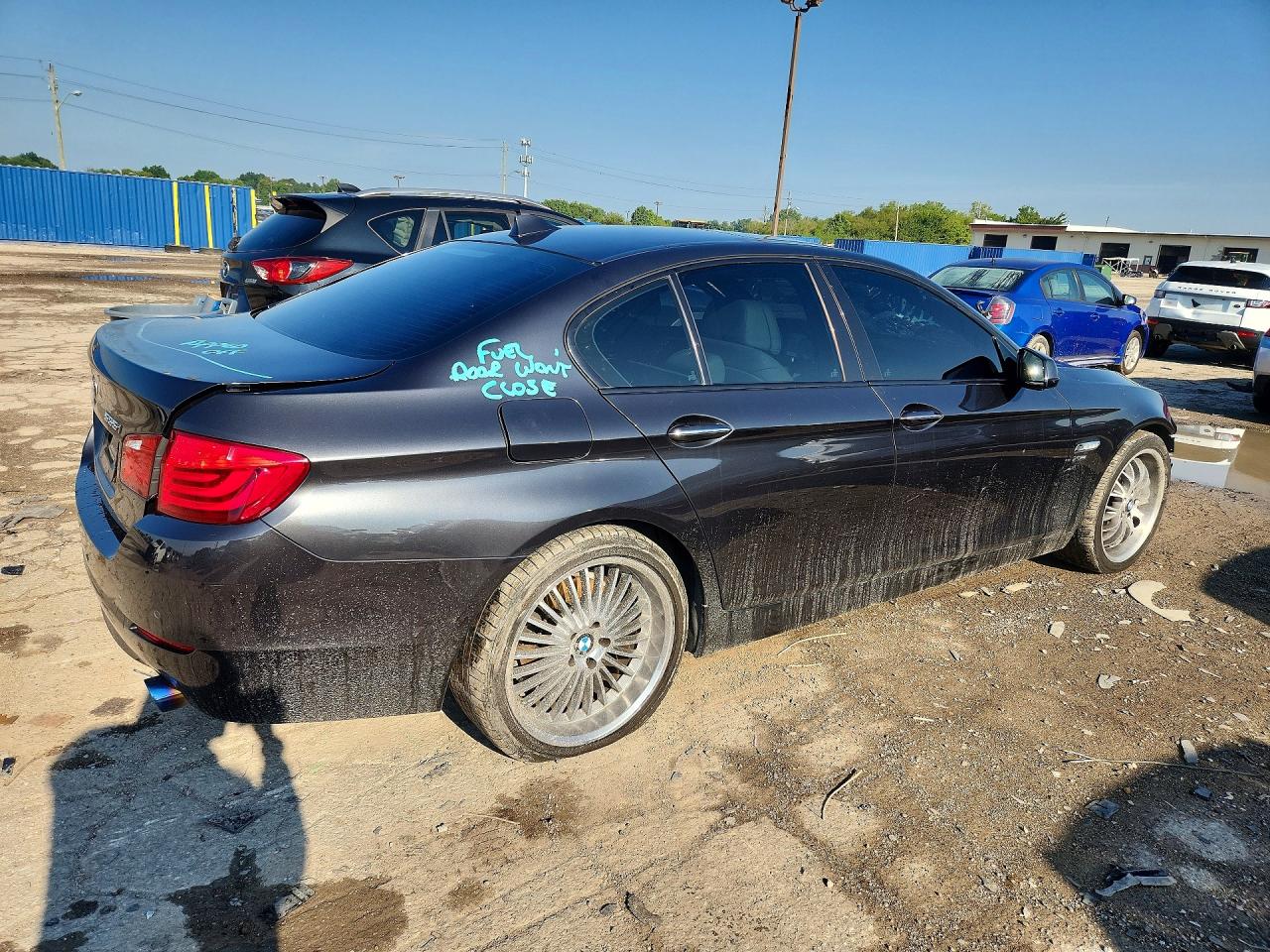 2012 Bmw 535 Xi Black vin: WBAFU7C50CDU59800