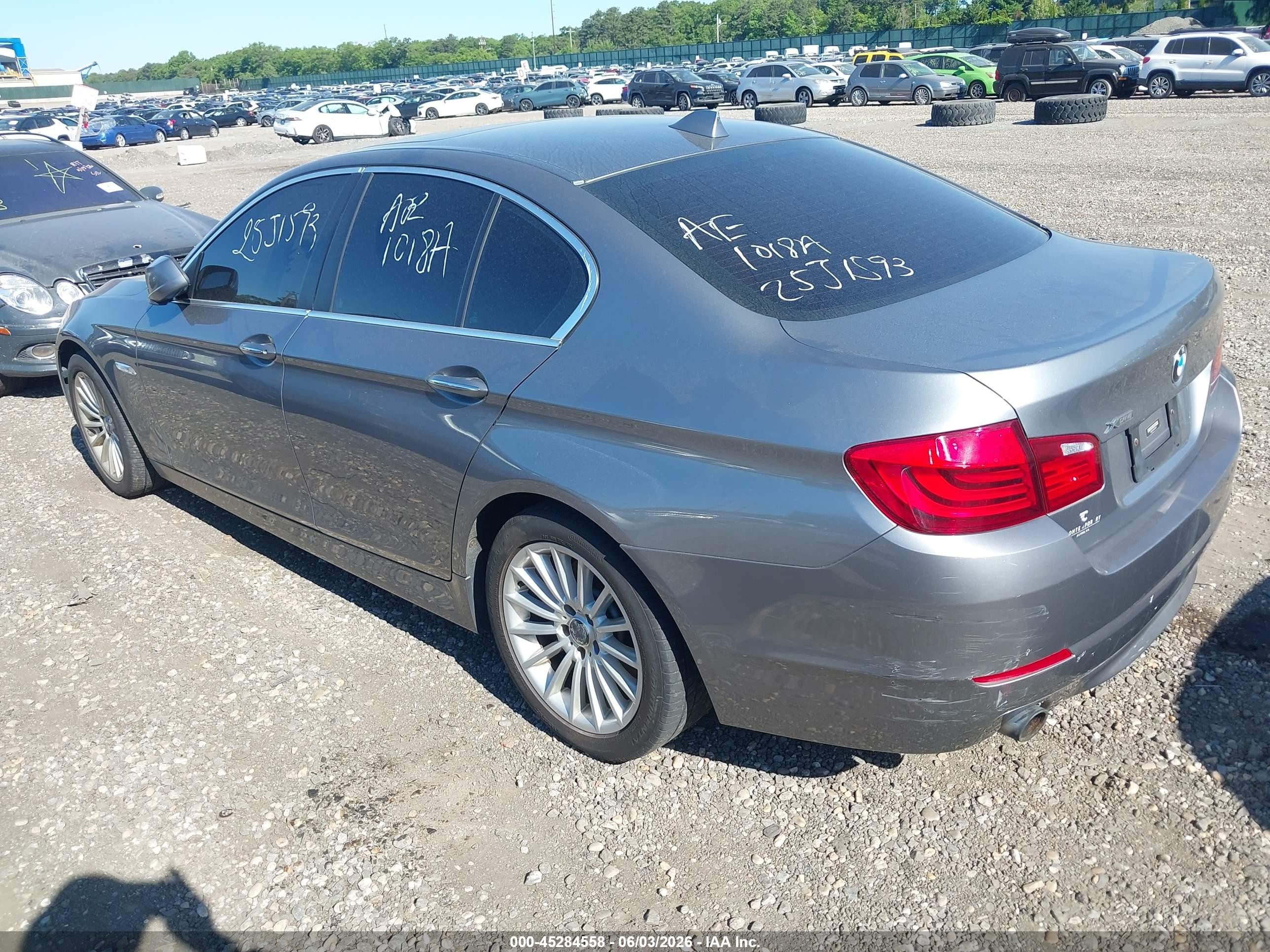 2013 Bmw 535i Xdrive Gray vin: WBAFU7C50DDU67817