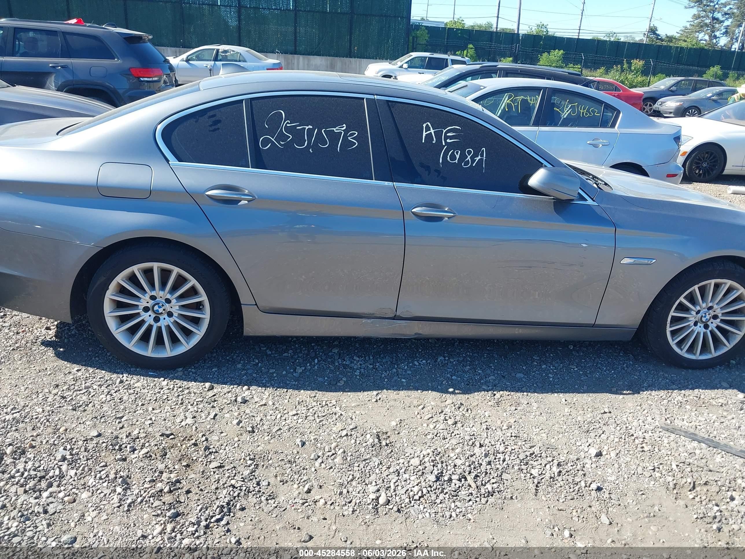 2013 Bmw 535i Xdrive Gray vin: WBAFU7C50DDU67817