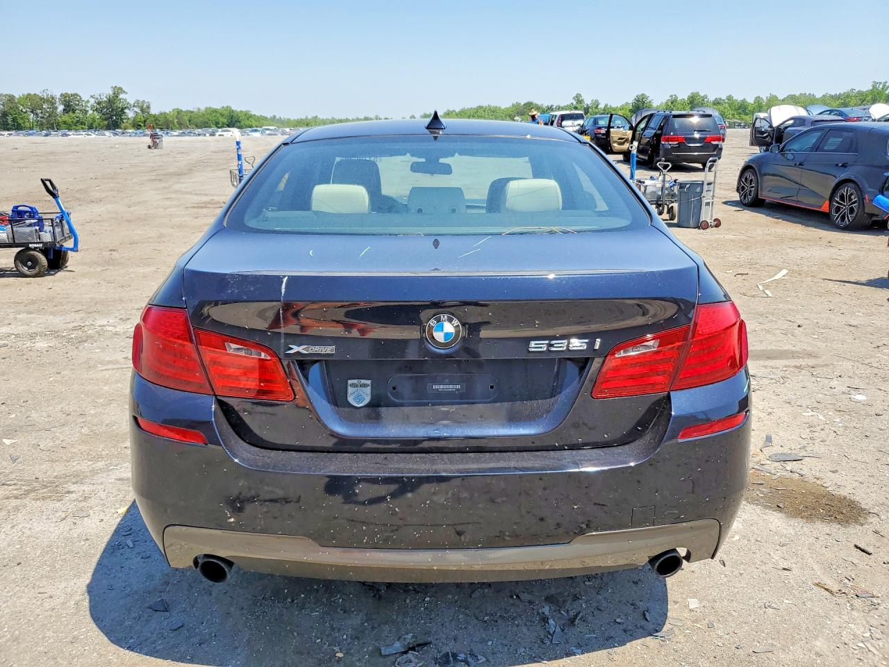 2013 Bmw 535 Xi Black vin: WBAFU7C50DDU67929