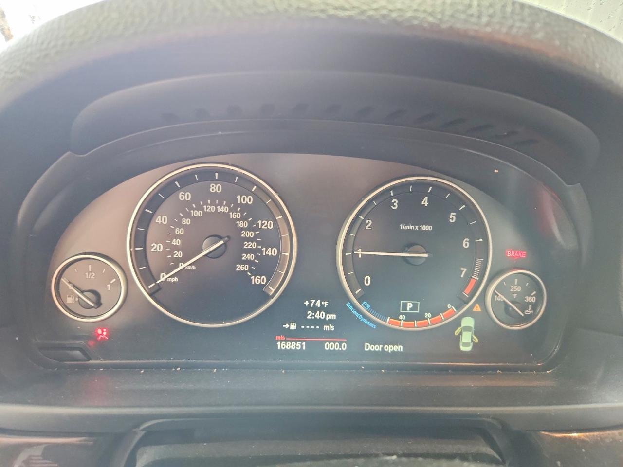 2013 Bmw 535 Xi White vin: WBAFU7C50DDU74234