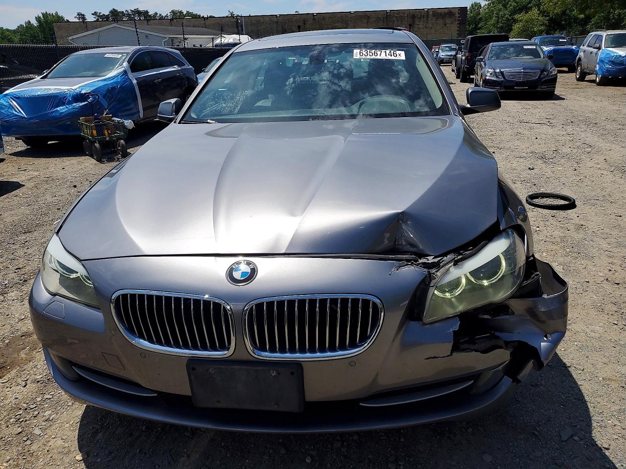 2013 Bmw 535 Xi Gray vin: WBAFU7C50DDU74847