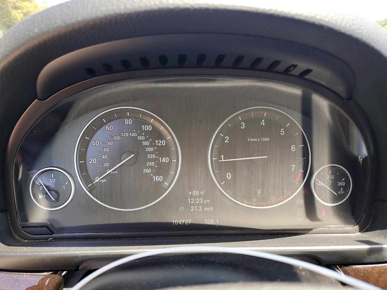 2013 Bmw 535 Xi Gray vin: WBAFU7C50DDU74847