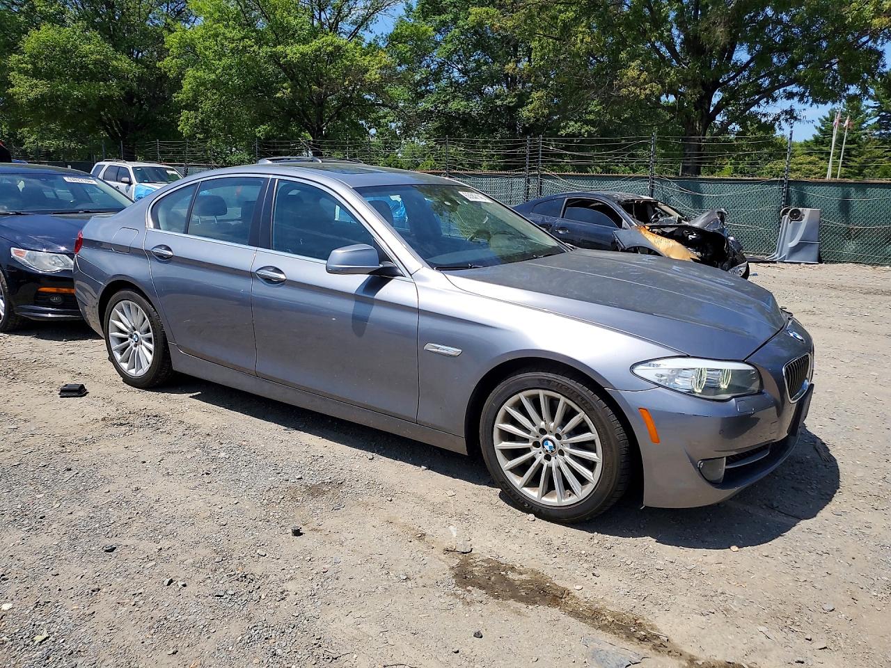 2013 Bmw 535 Xi Gray vin: WBAFU7C50DDU74847