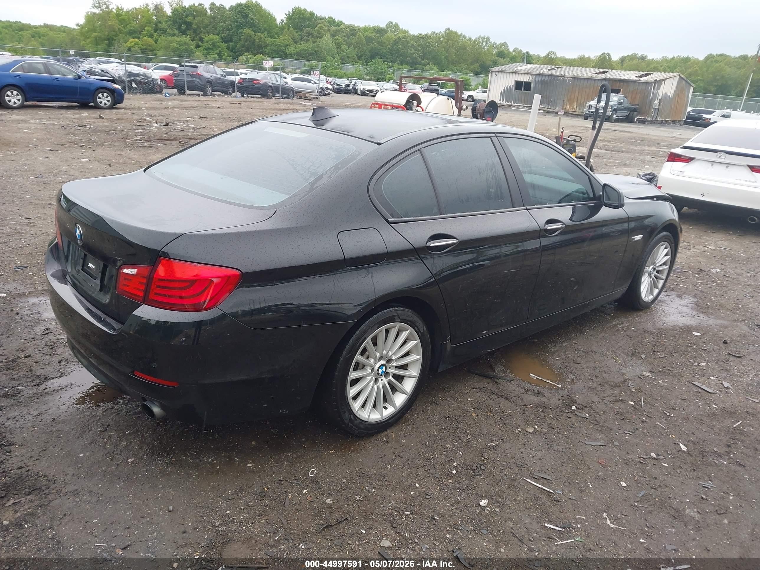 2013 Bmw 535i Xdrive Black vin: WBAFU7C50DDU75691