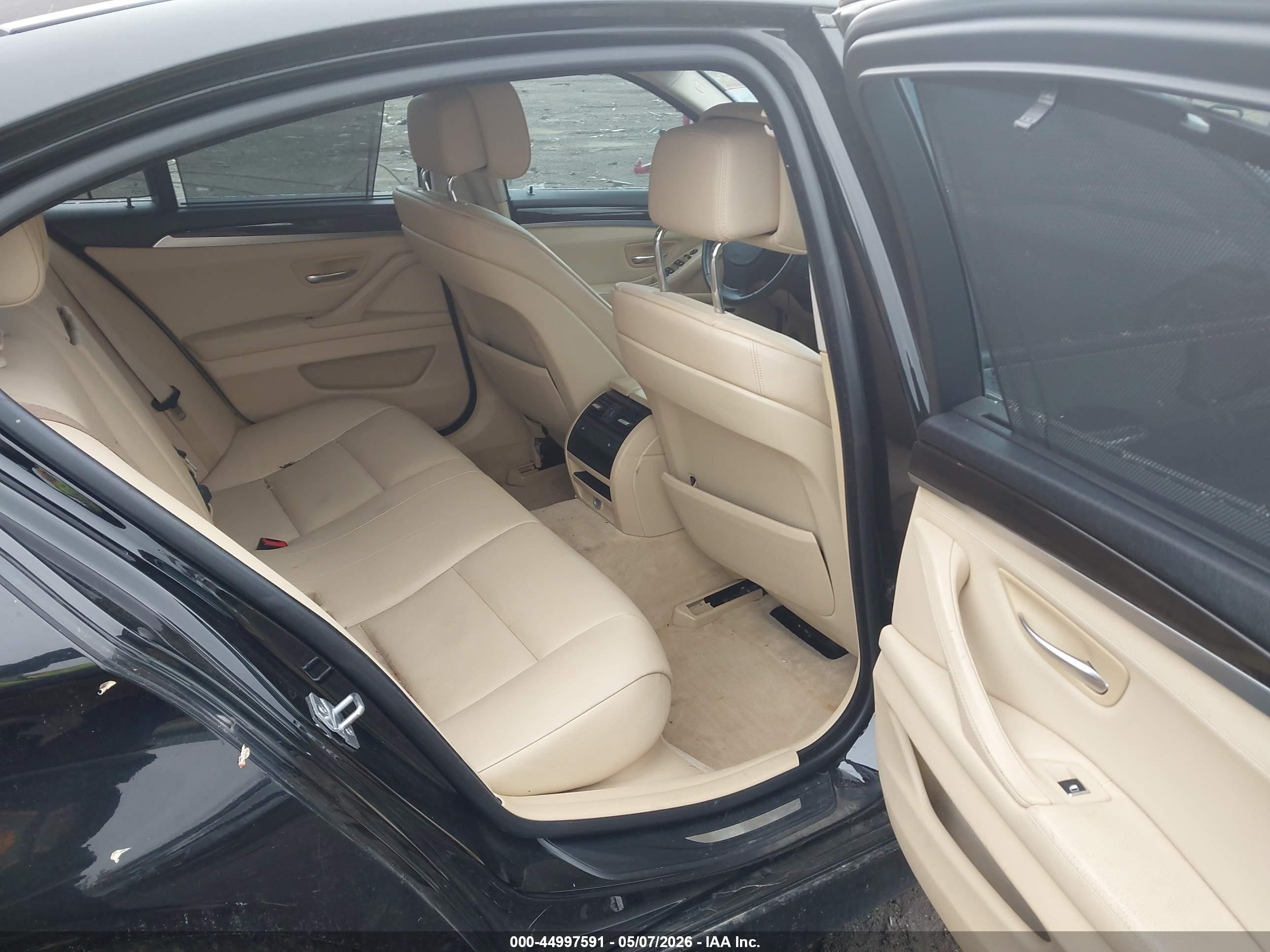 2013 Bmw 535i Xdrive Black vin: WBAFU7C50DDU75691
