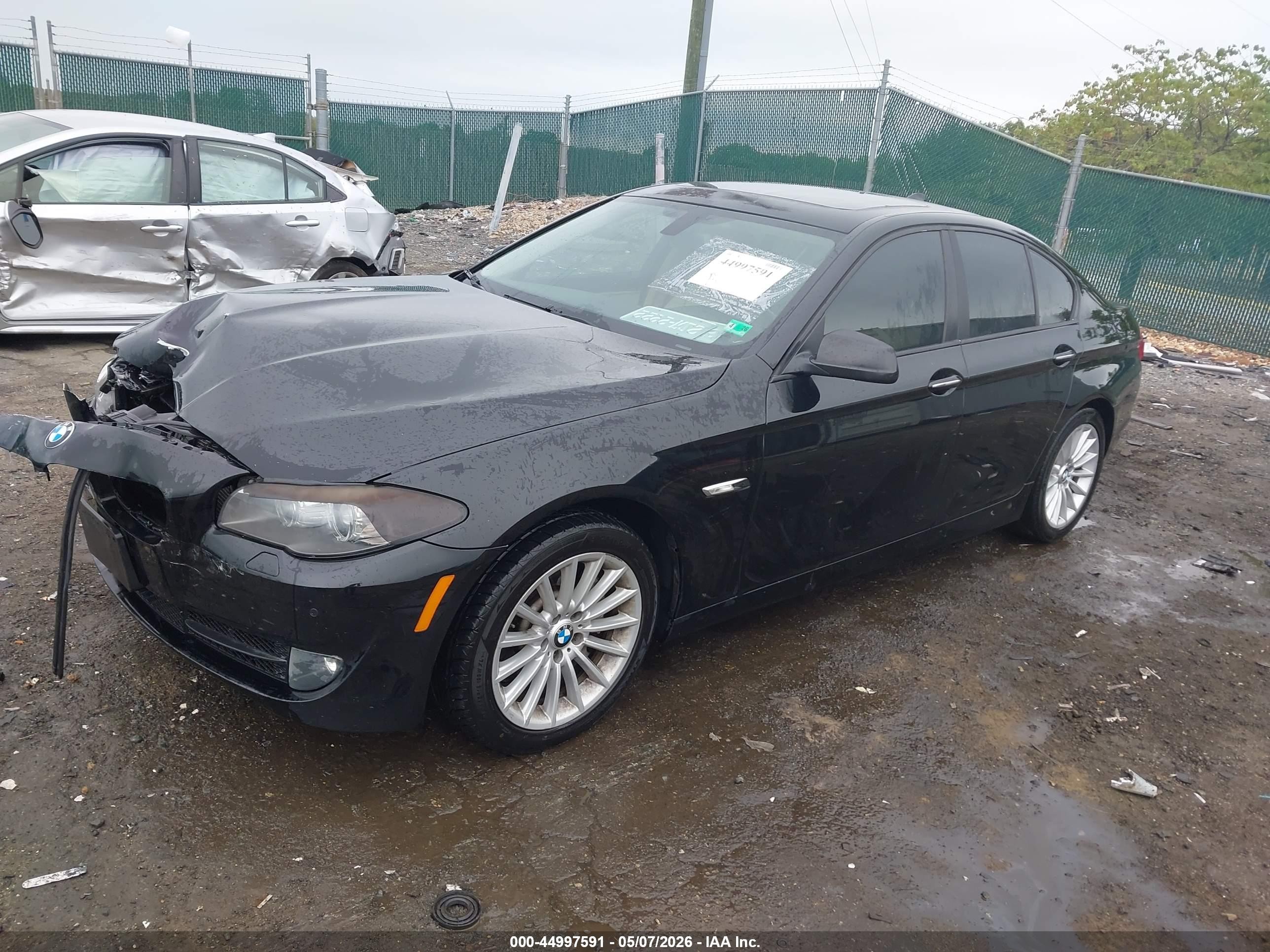 2013 Bmw 535i Xdrive Black vin: WBAFU7C50DDU75691